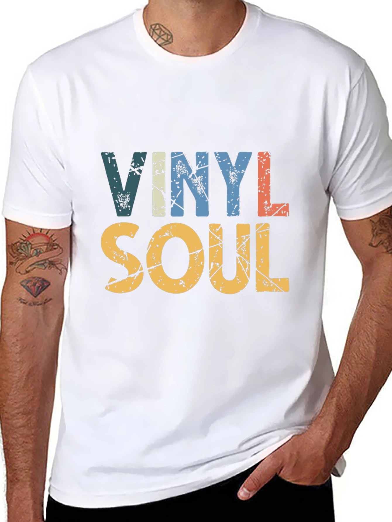 Vinyl Soul Graphic T-Shirt
