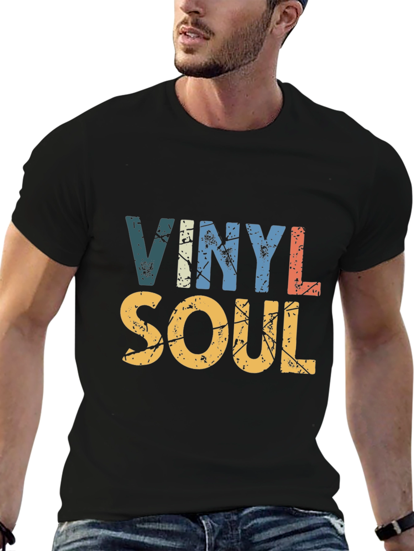 Vinyl Soul Graphic T-Shirt