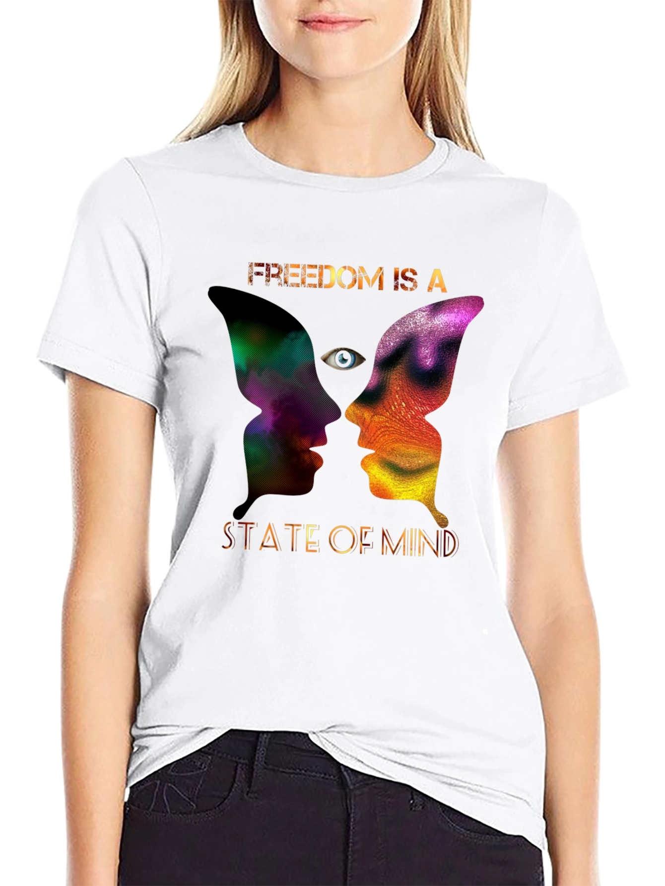 Freedom is a State of Mind Graphic Tee