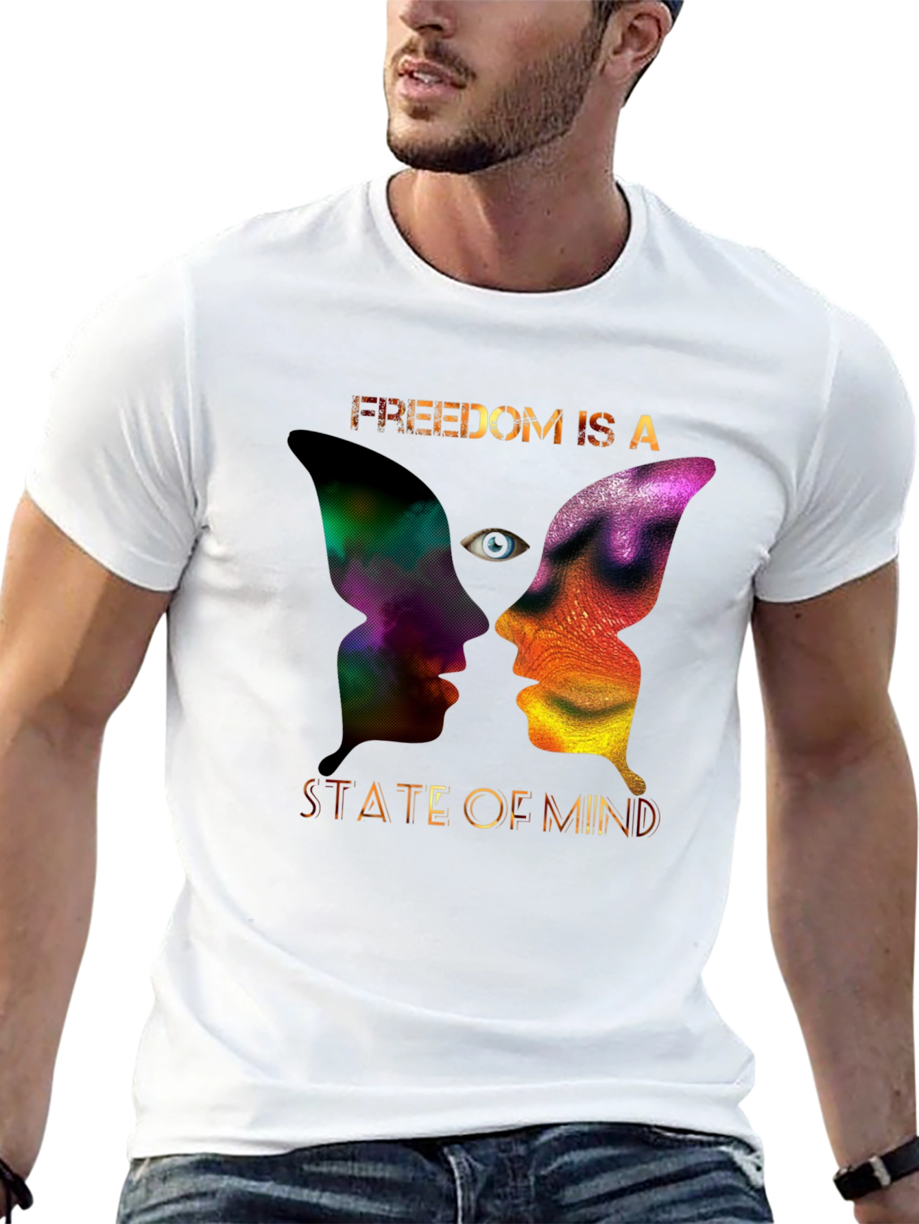 Freedom is a State of Mind Graphic Tee