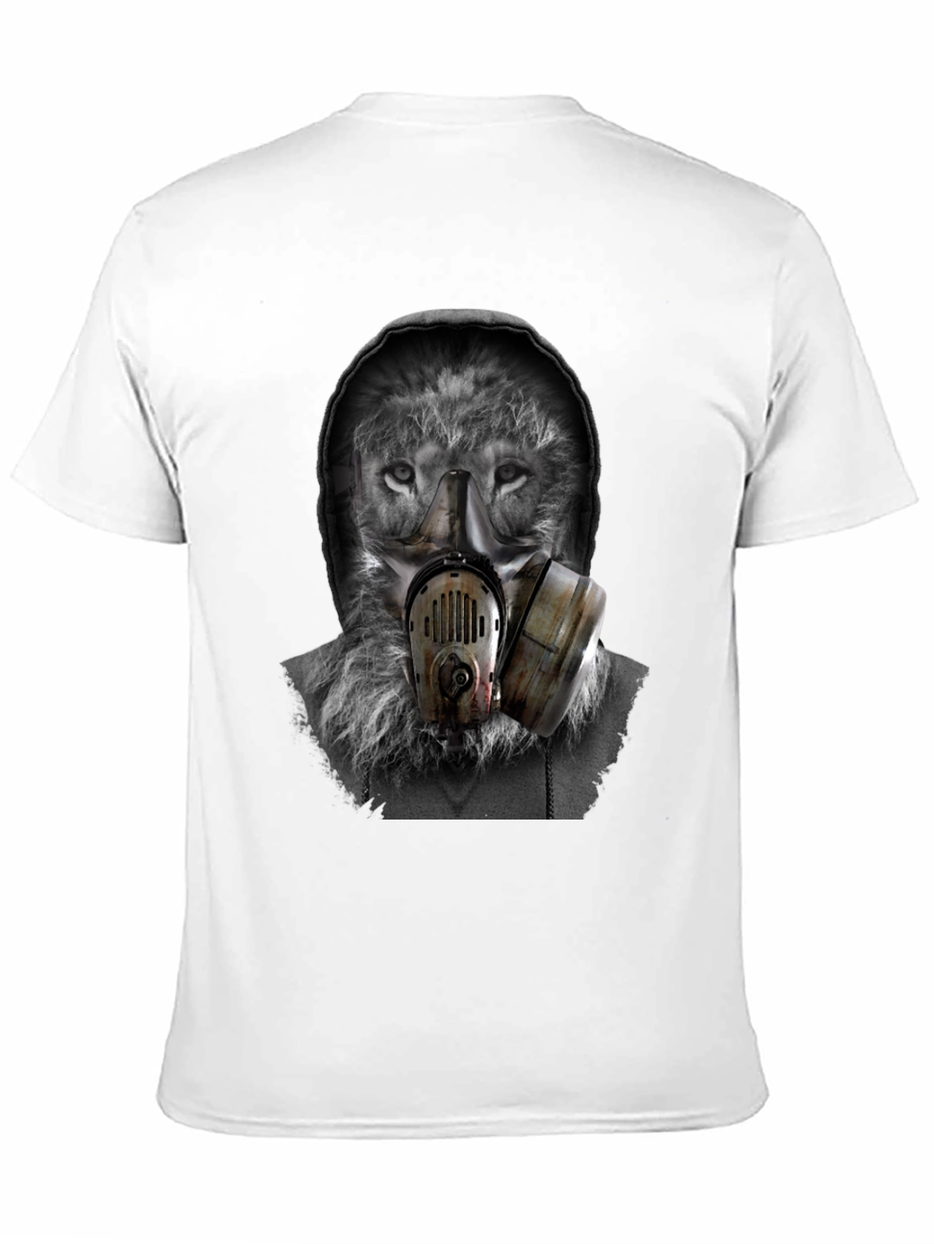 Wolf Gas Mask Graphic T-Shirt - Urban Style