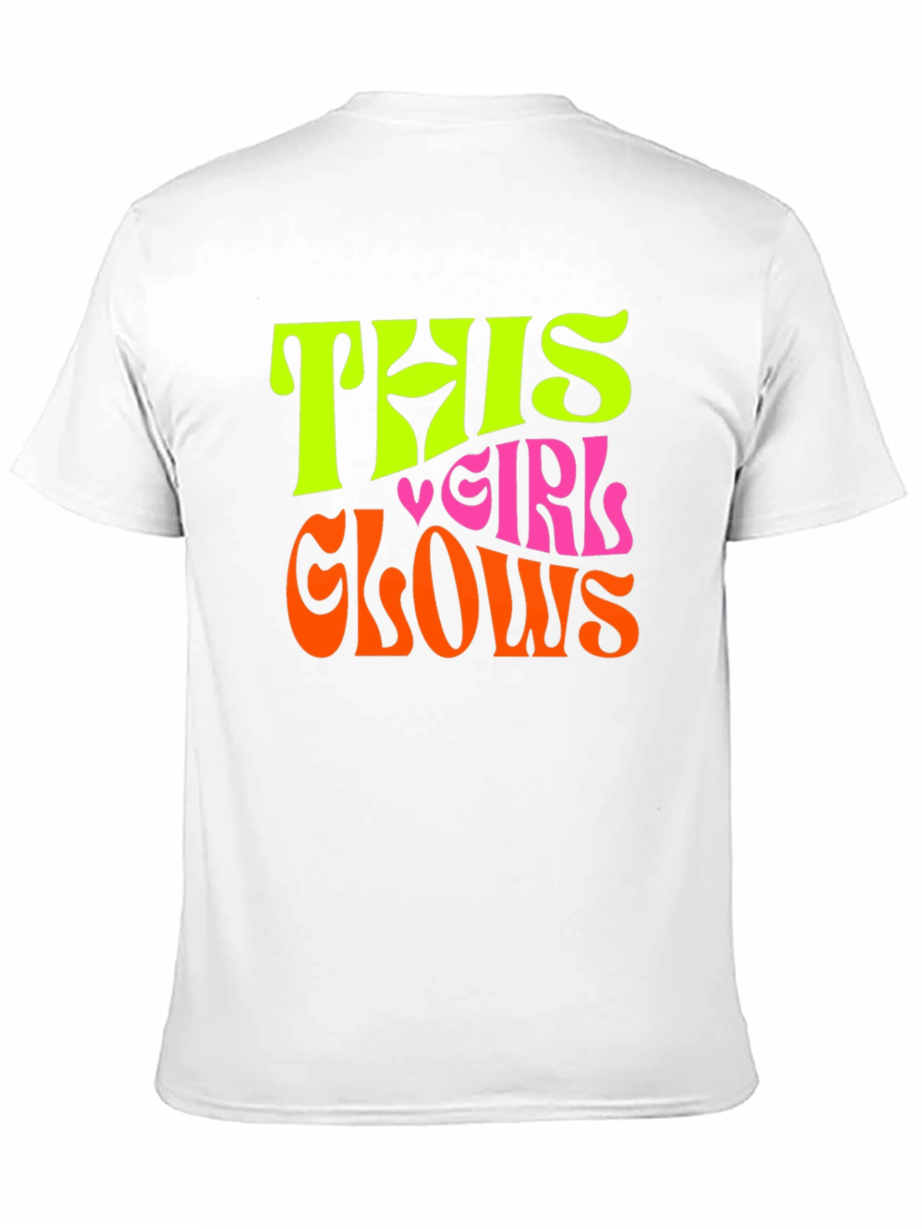 This Girl Glows Graphic Tee - Trendy Fun T-Shirt