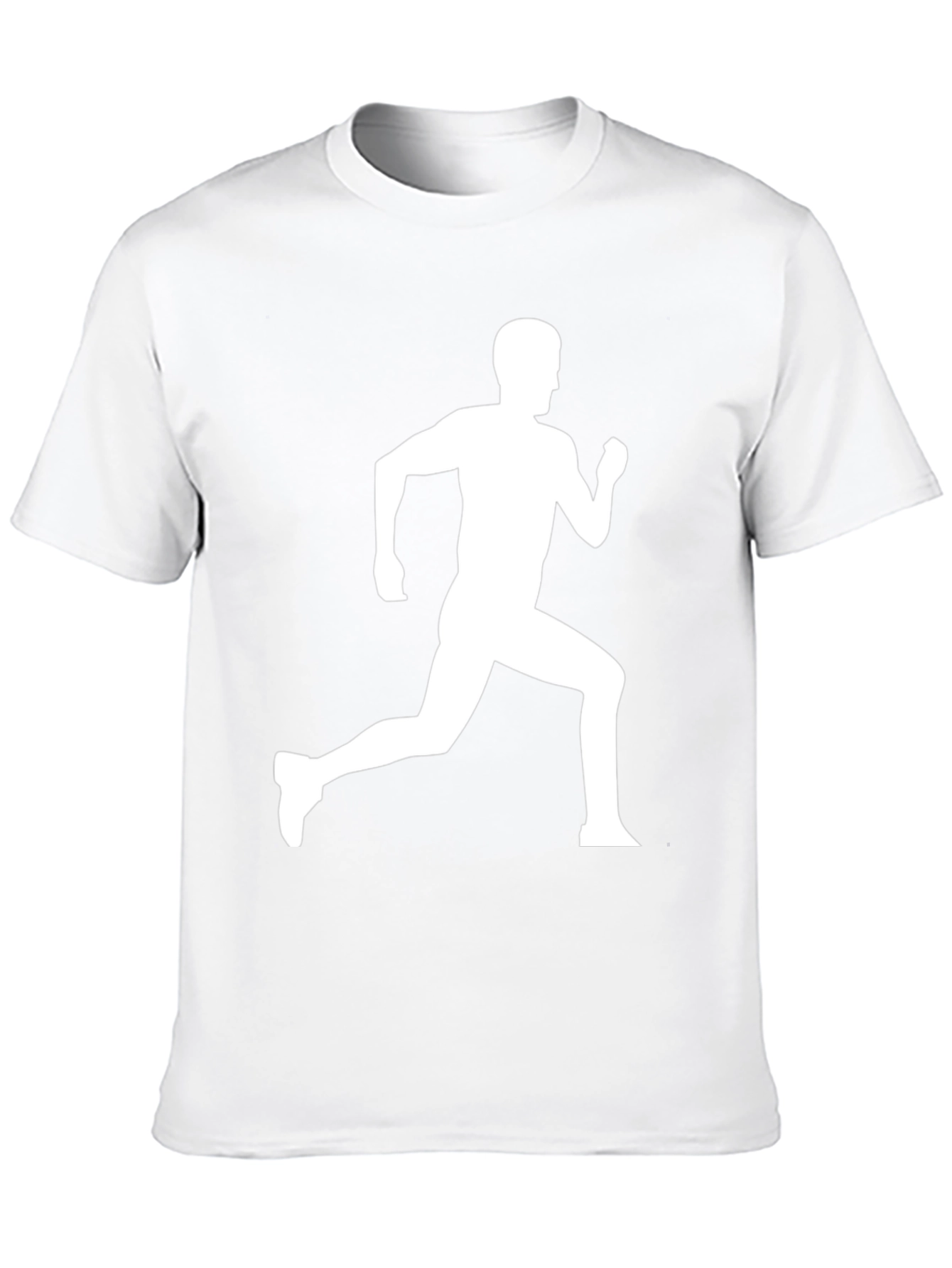 Runner Silhouette Graphic Black T-Shirt