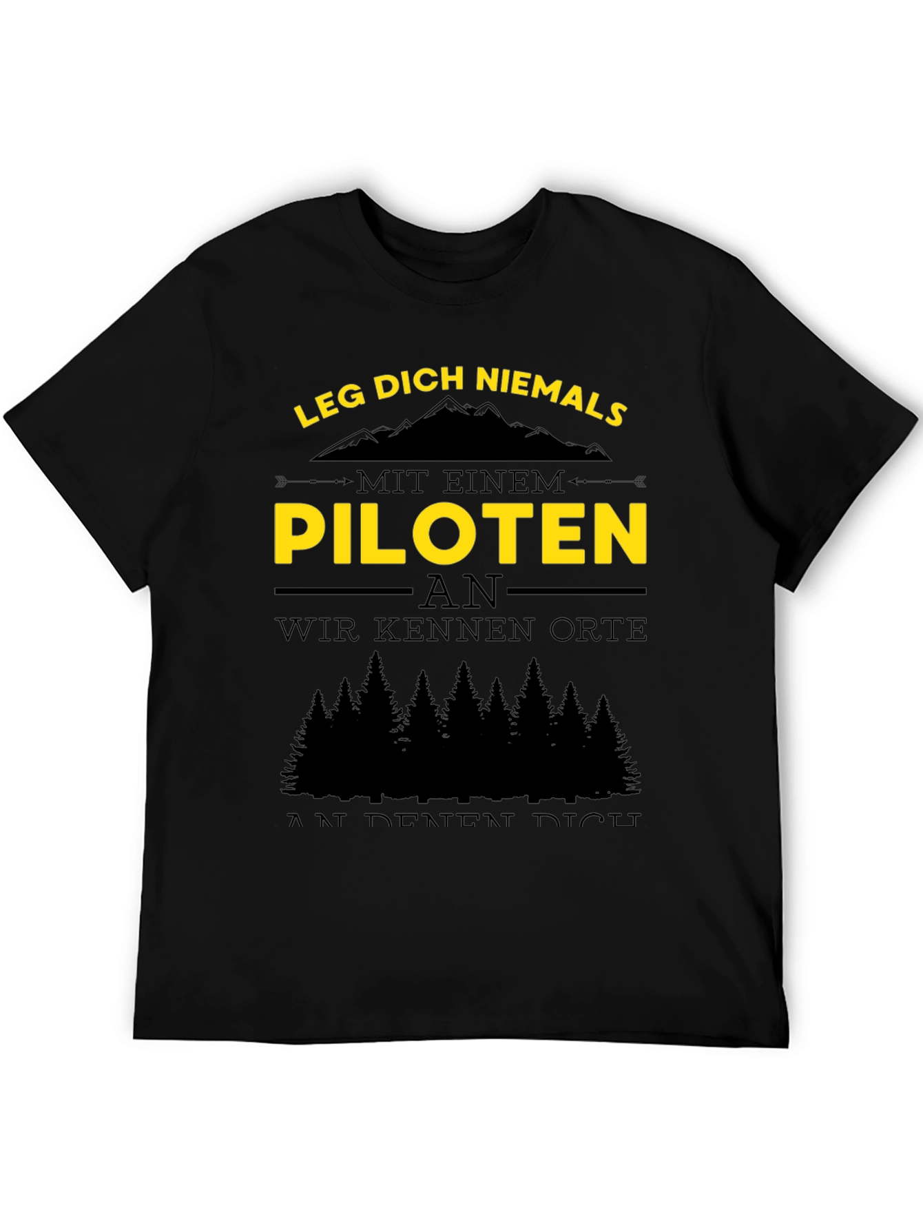 Pilot T-Shirt - Funny German Quote Tee