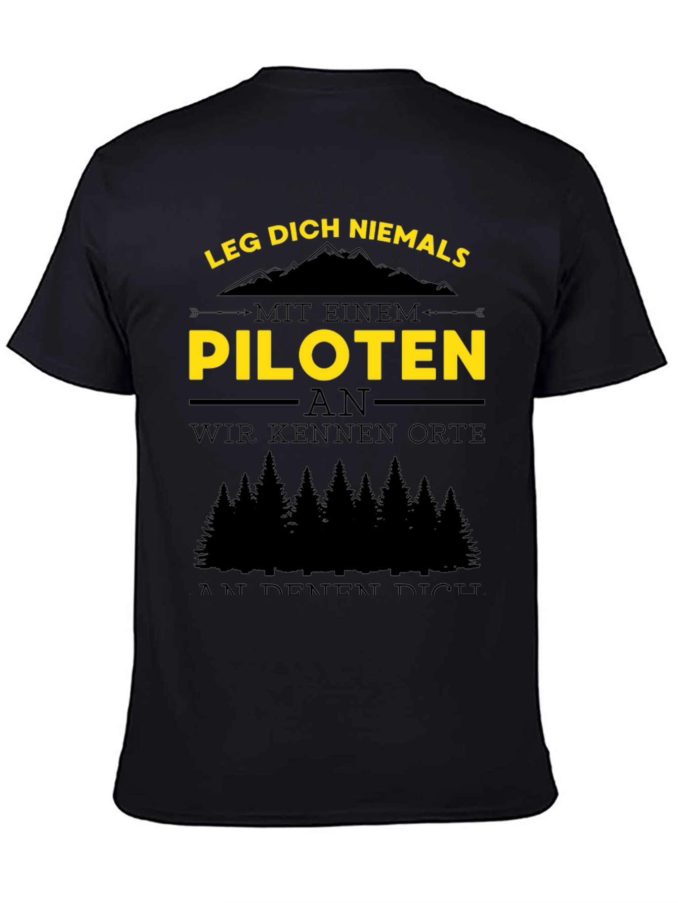Pilot T-Shirt - Funny German Quote Tee