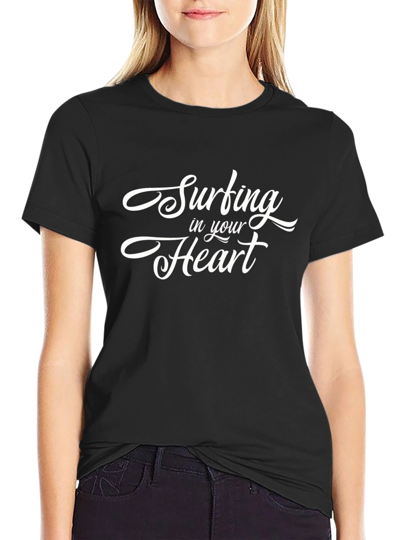 Surfing in Your Heart Graphic Tee