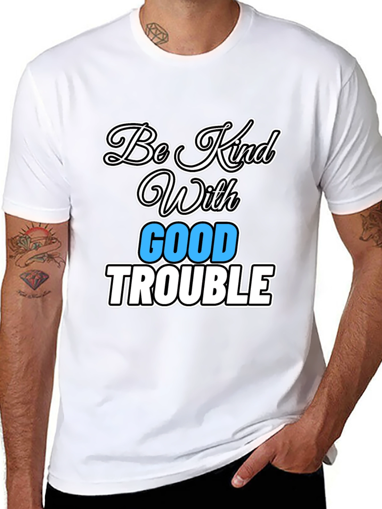 Be Kind With Good Trouble Graphic Tee
