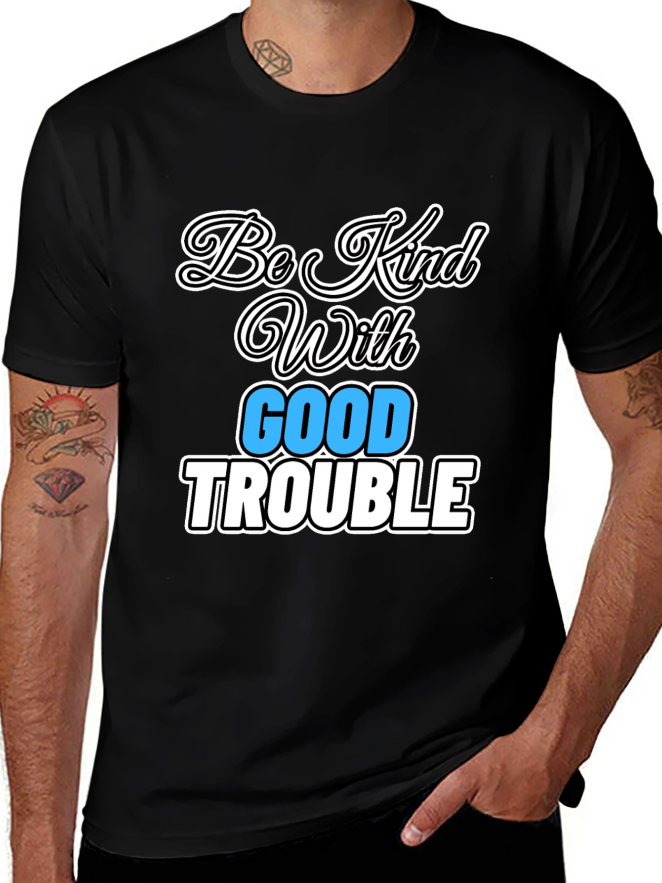 Be Kind With Good Trouble Graphic Tee