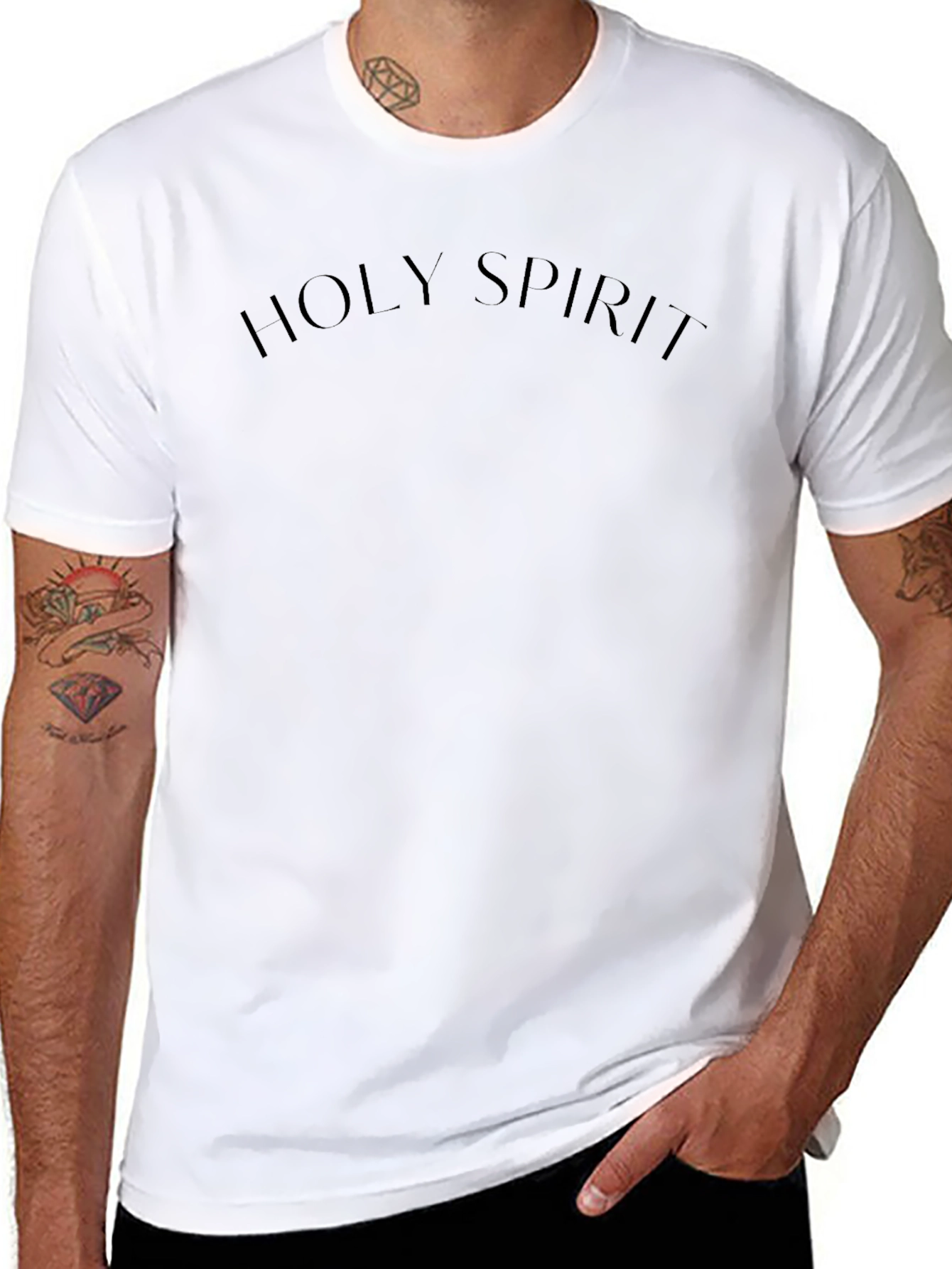 Holy Spirit Black Graphic Tee
