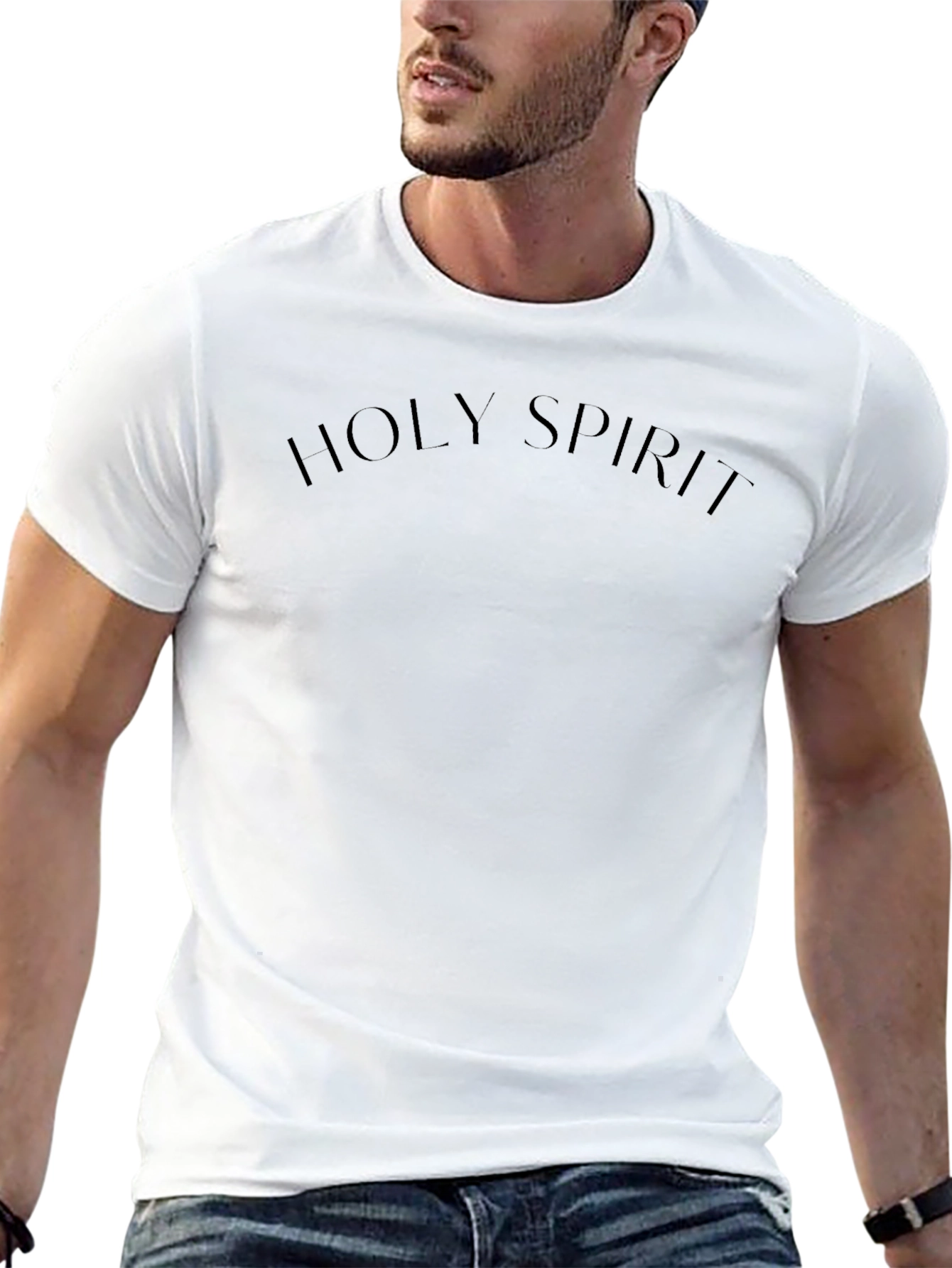 Holy Spirit Black Graphic Tee