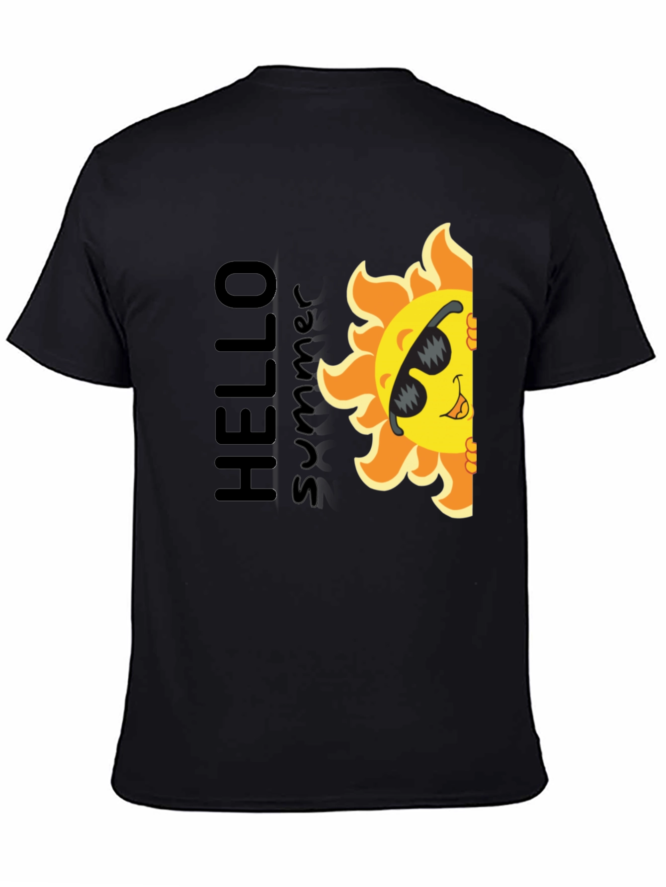 Hello Summer Sun Graphic T-Shirt