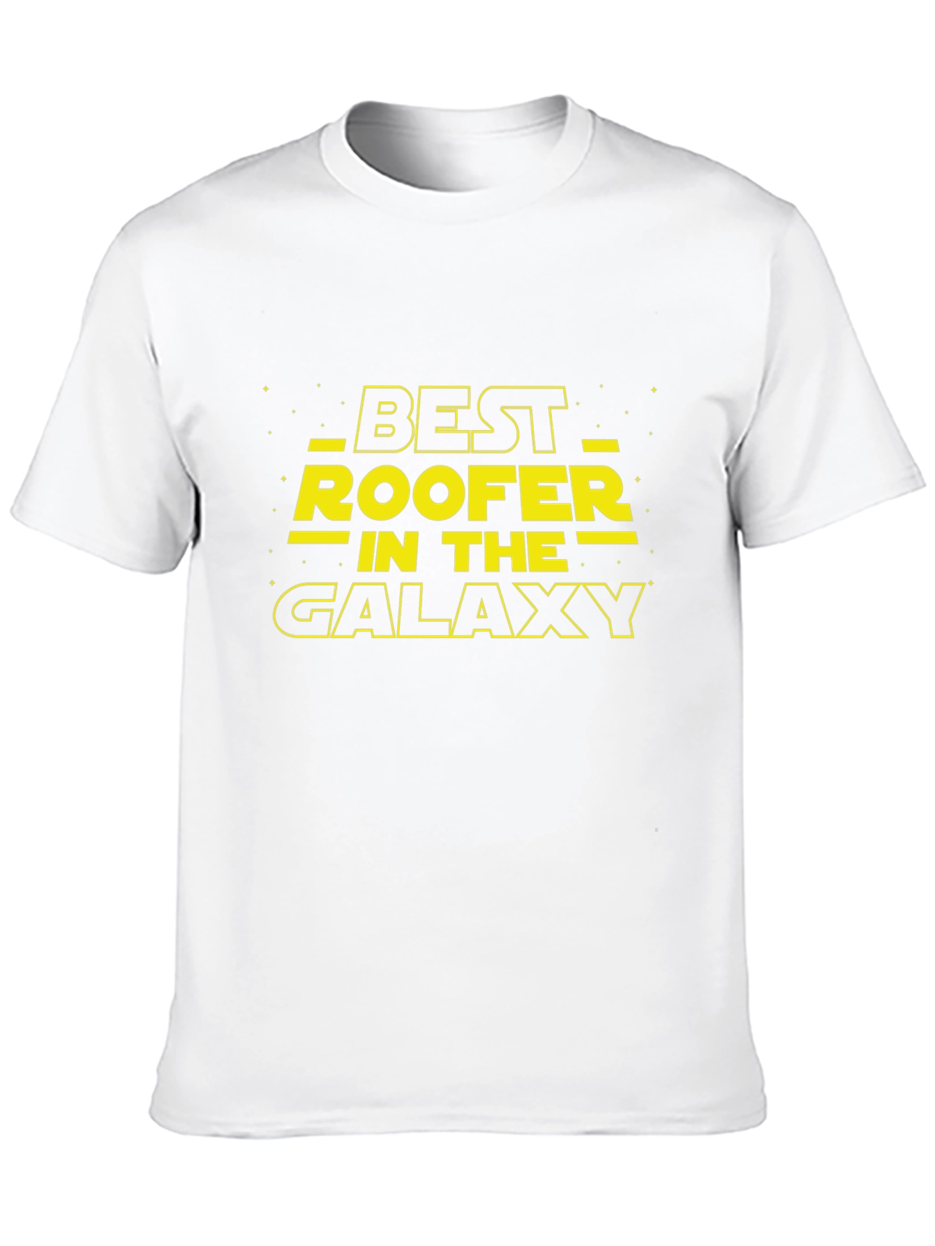 Best Roofer in the Galaxy Black T-Shirt