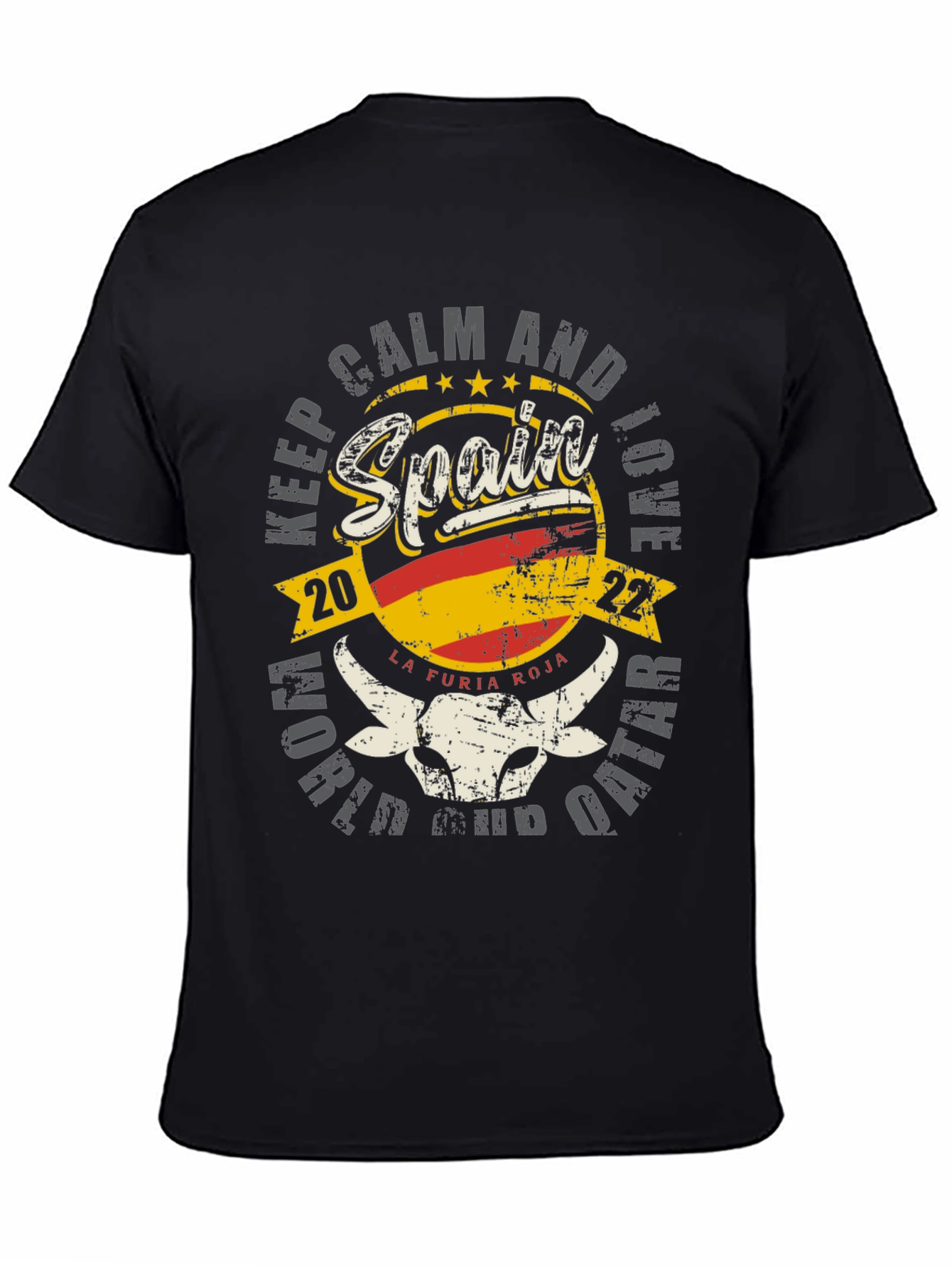 Spain World Cup 2022 La Furia Roja T-Shirt