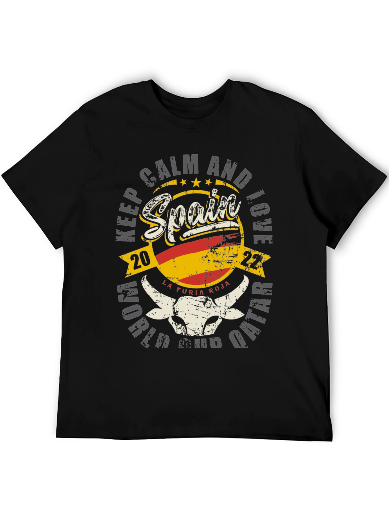 Spain World Cup 2022 La Furia Roja T-Shirt