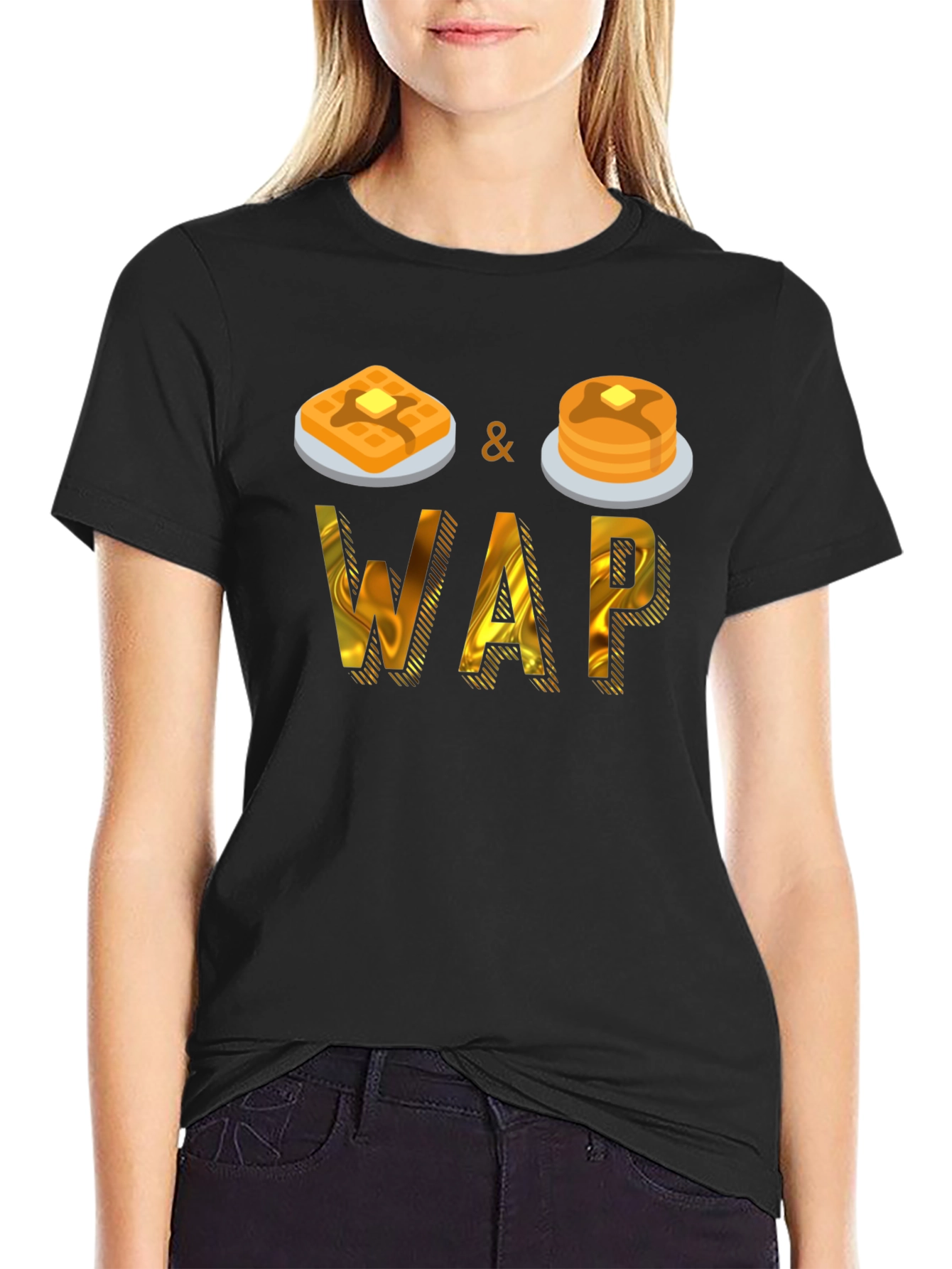 Waffles and Pancakes WAP T-Shirt