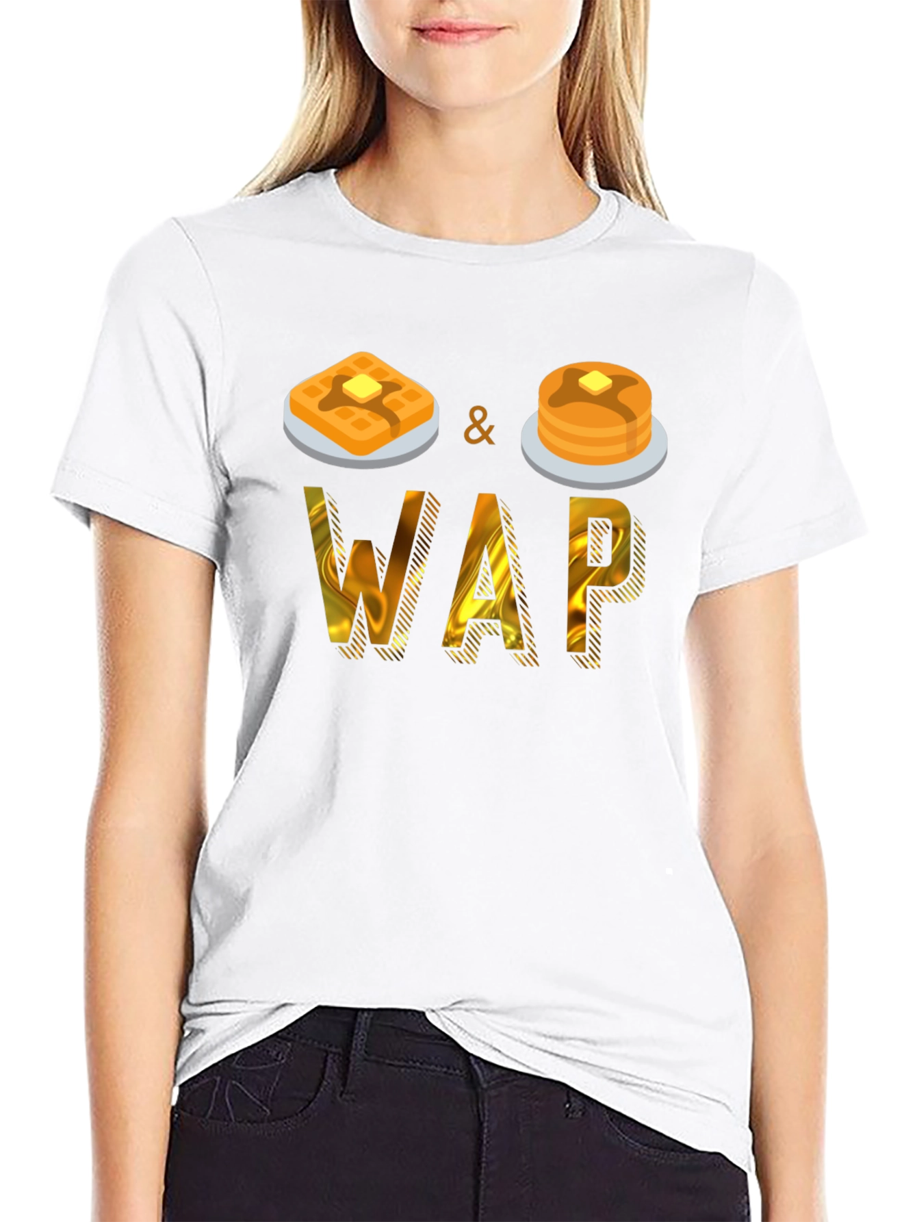 Waffles and Pancakes WAP T-Shirt