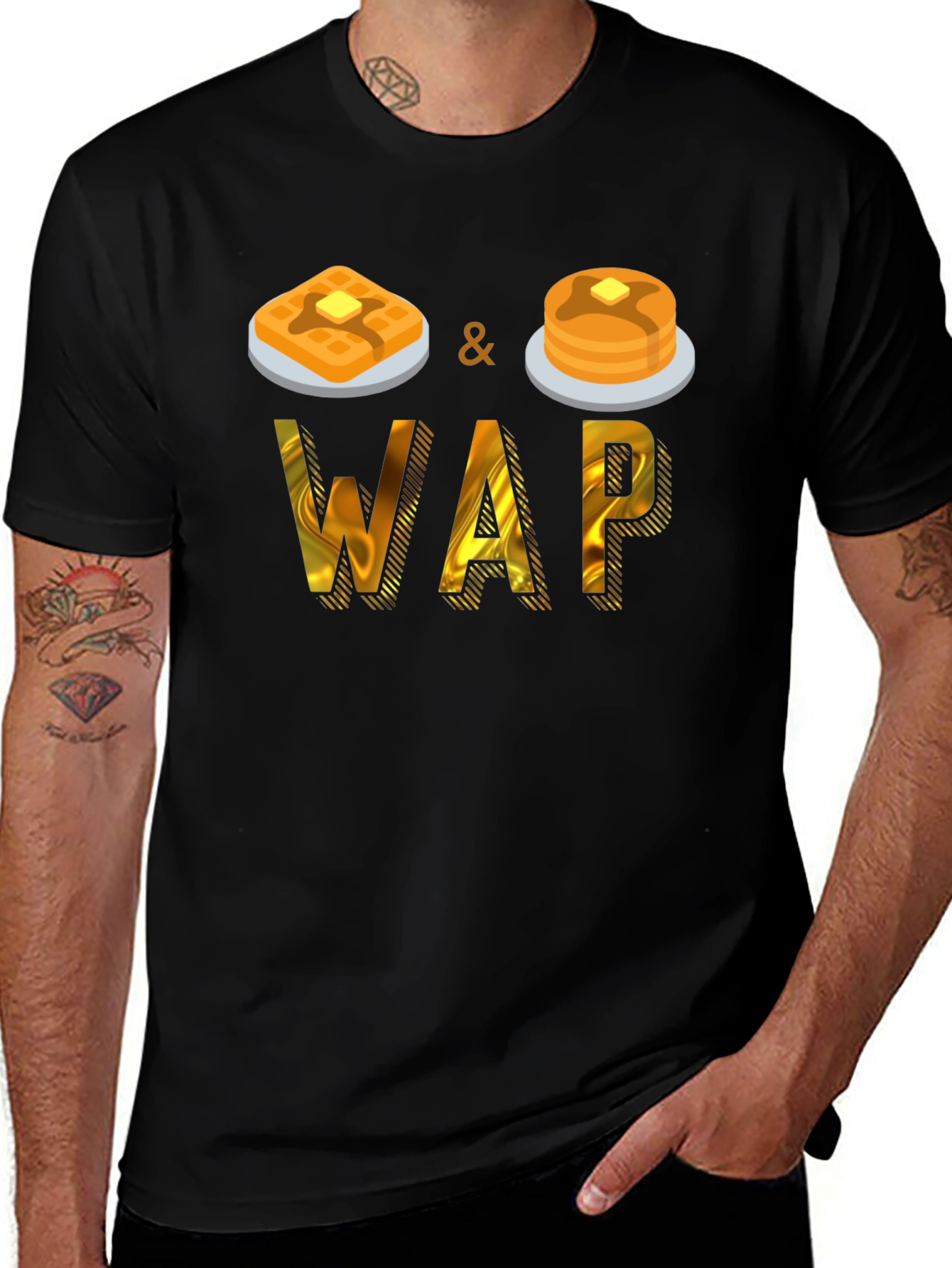 Waffles and Pancakes WAP T-Shirt