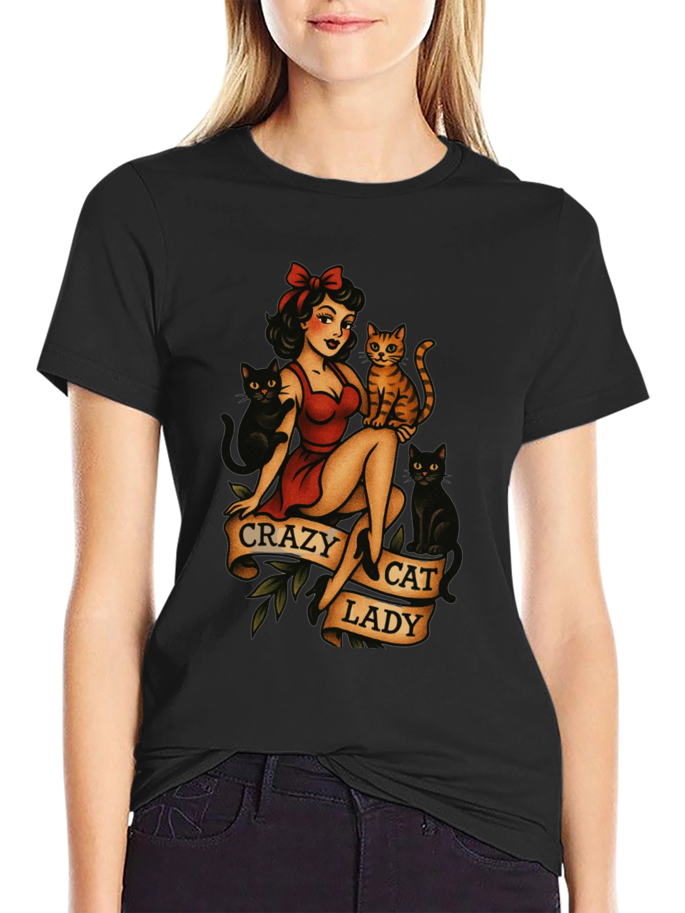 Crazy Cat Lady Graphic T-Shirt