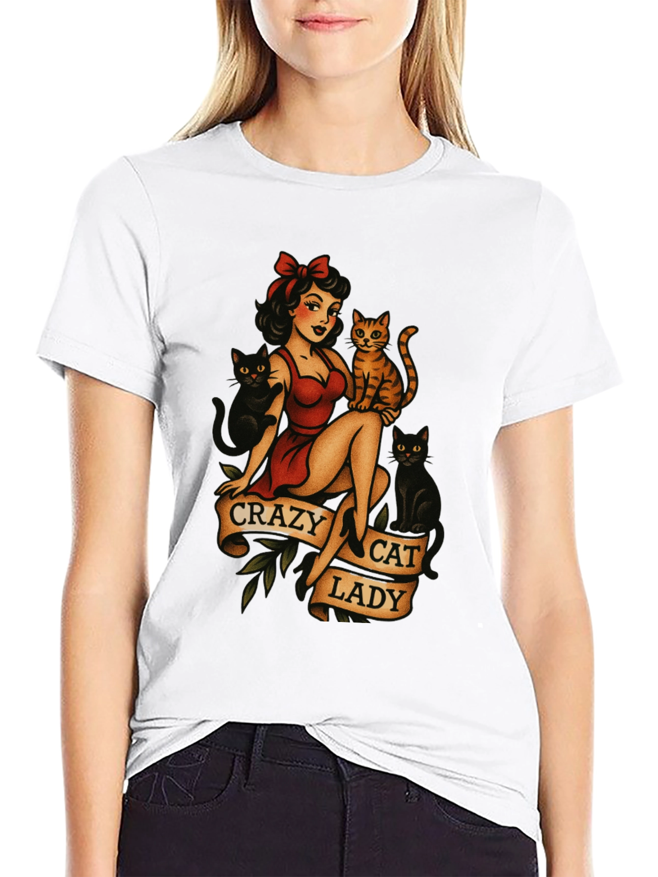 Crazy Cat Lady Graphic T-Shirt