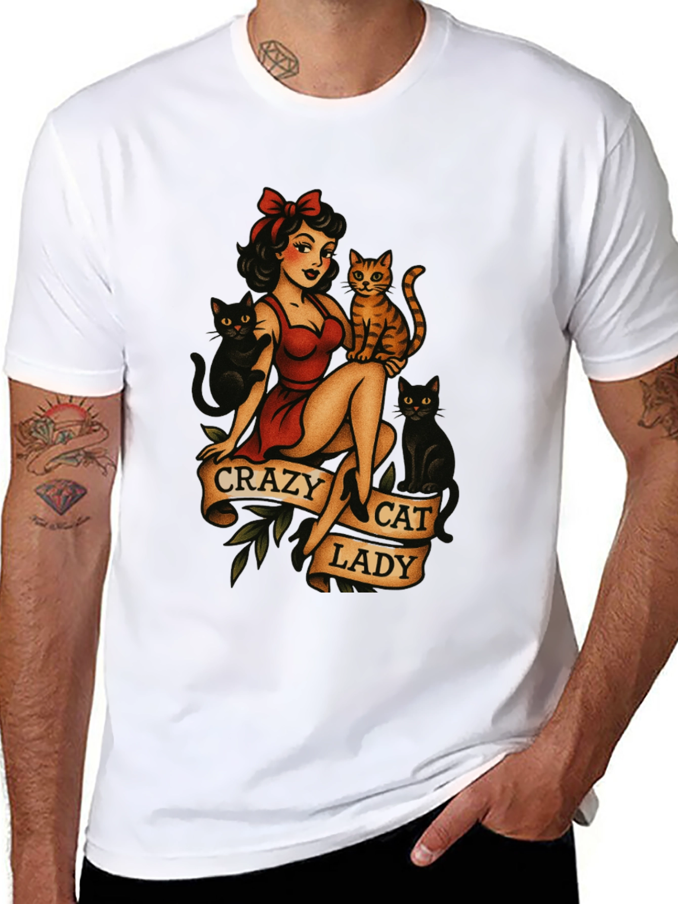 Crazy Cat Lady Graphic T-Shirt