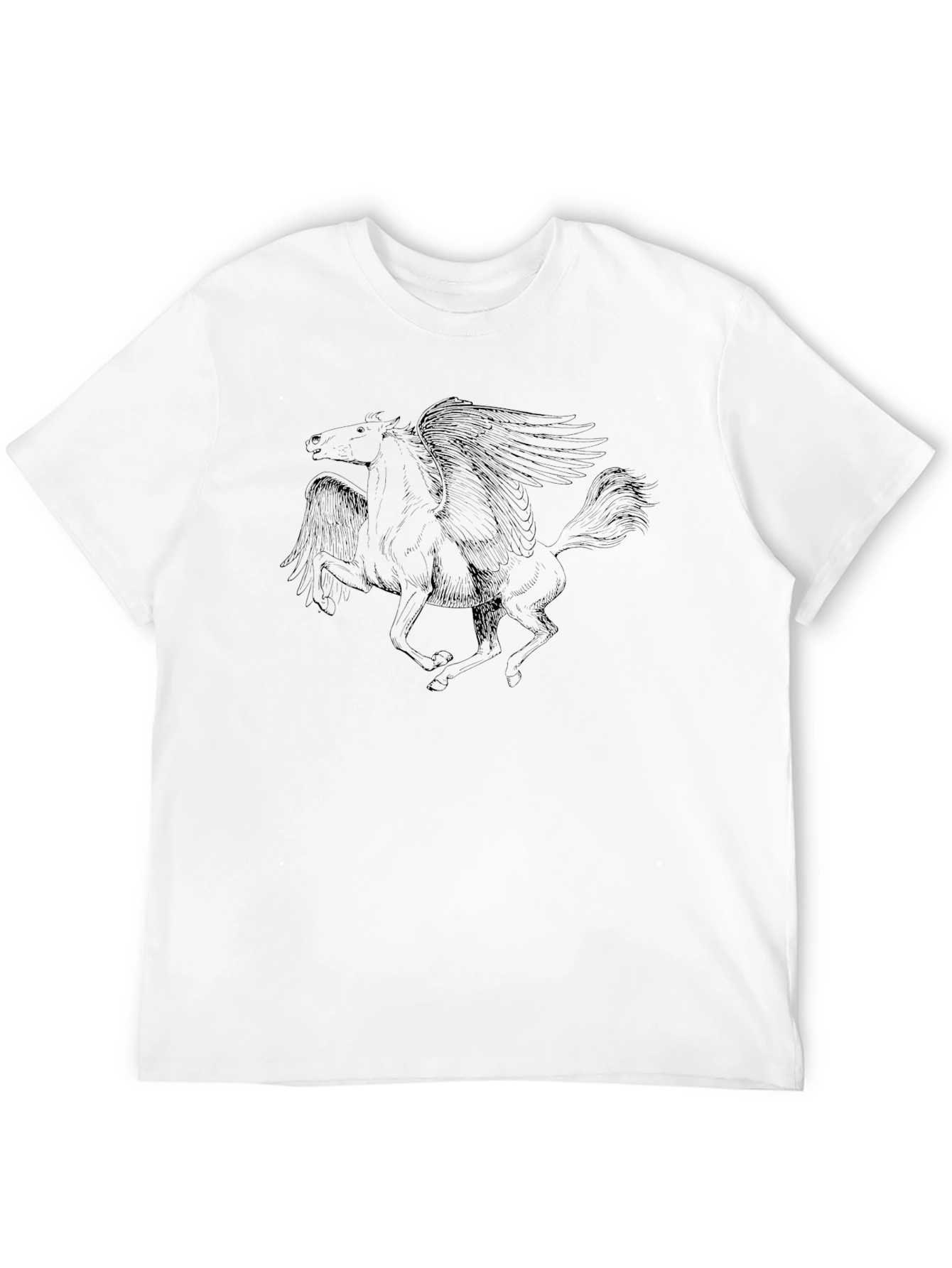 Black Pegasus Graphic Tee