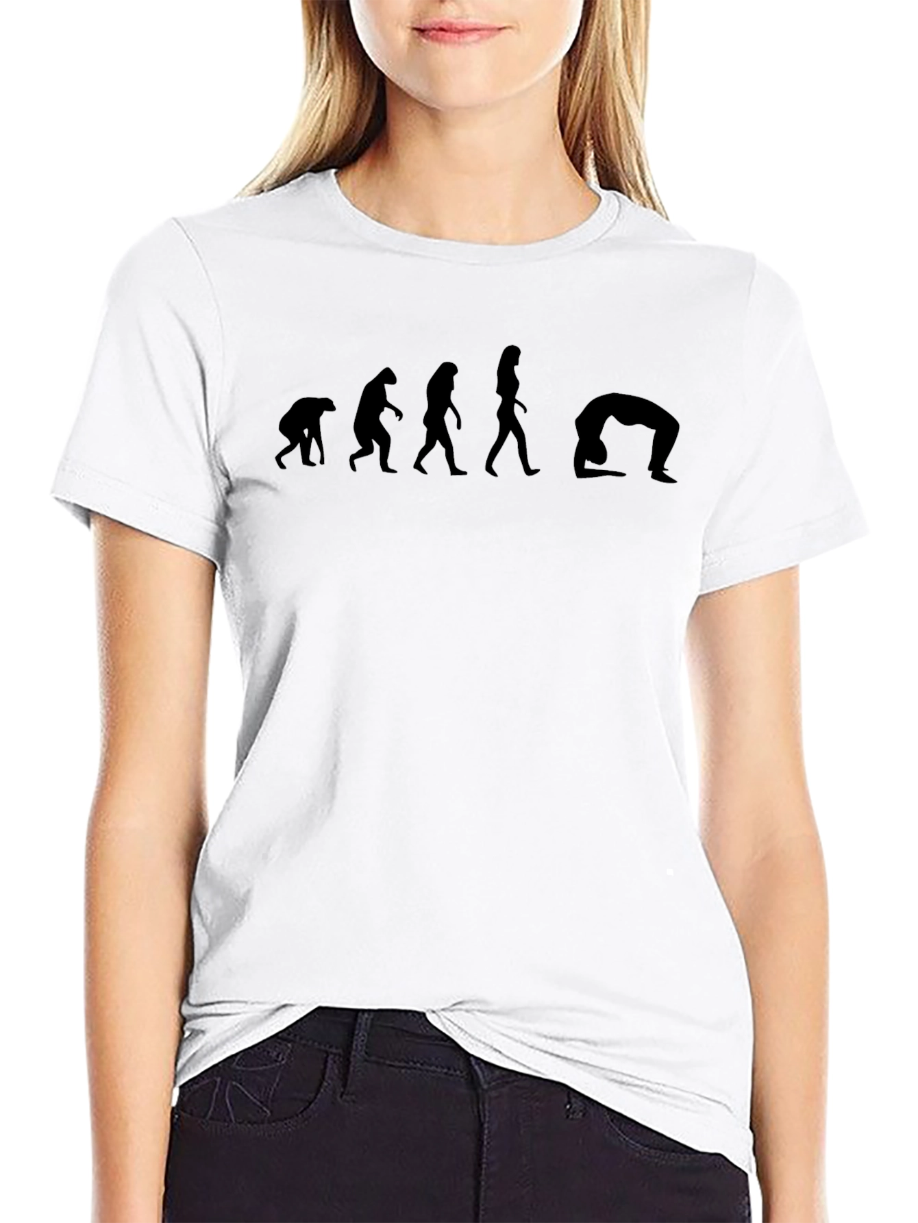 Yoga Evolution Black T-Shirt