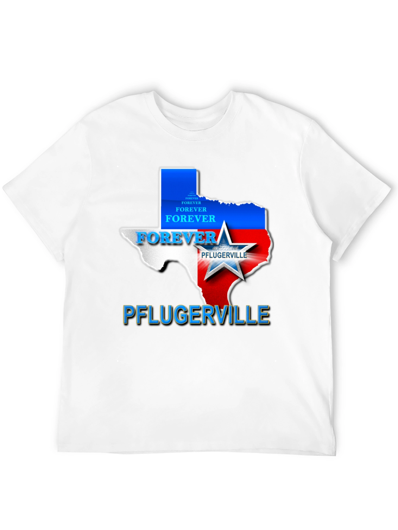Pflugerville Forever Texas Pride T-Shirt
