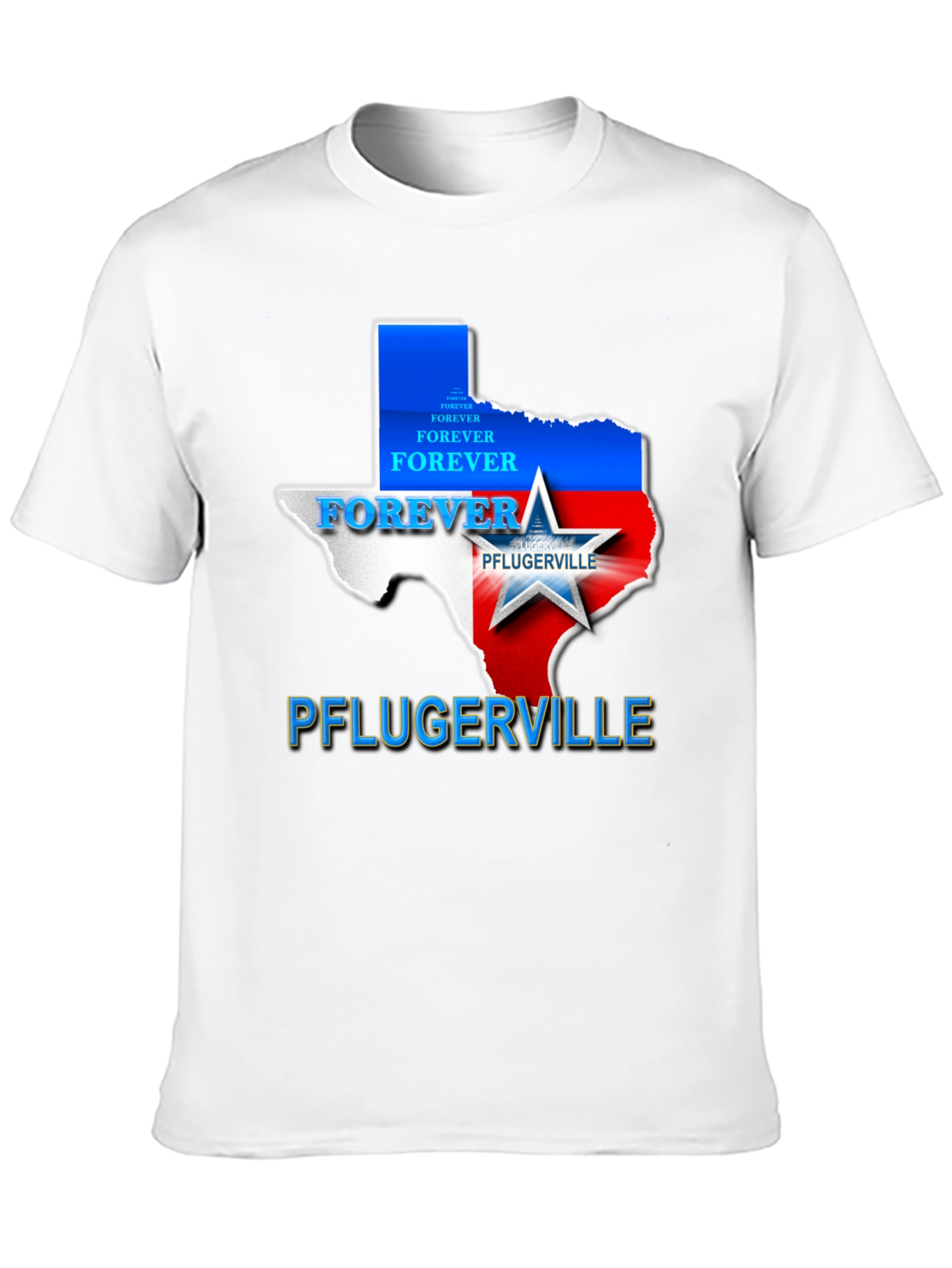 Pflugerville Forever Texas Pride T-Shirt