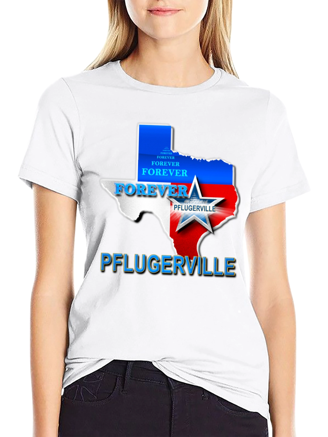 Pflugerville Forever Texas Pride T-Shirt