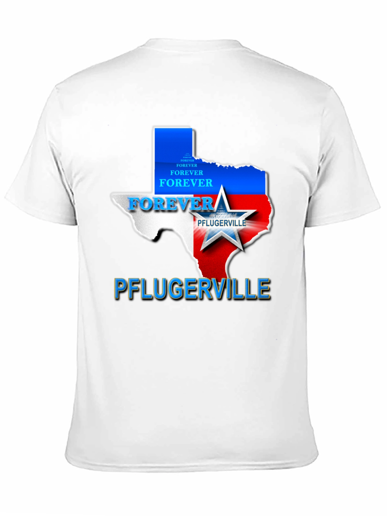 Pflugerville Forever Texas Pride T-Shirt