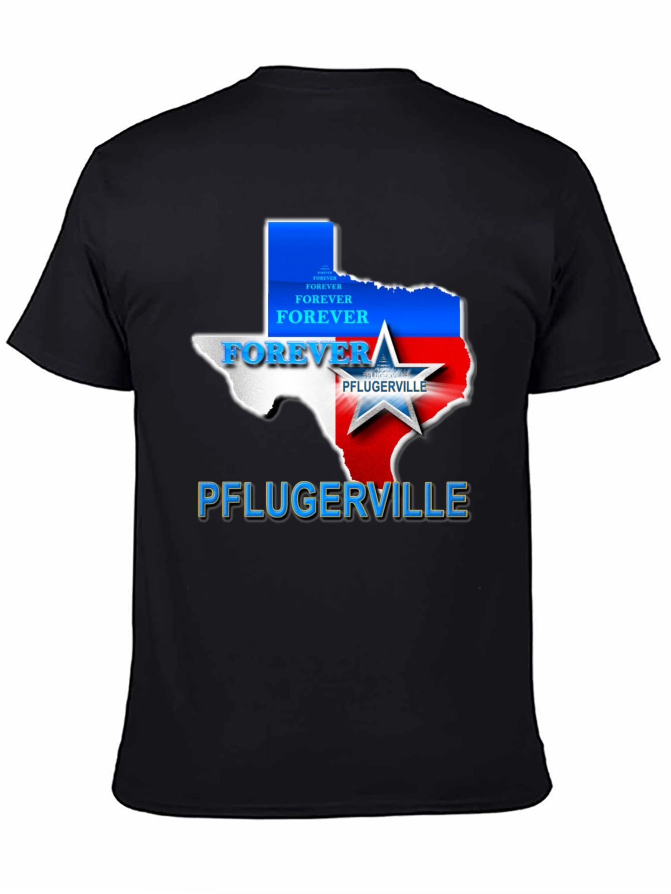 Pflugerville Forever Texas Pride T-Shirt