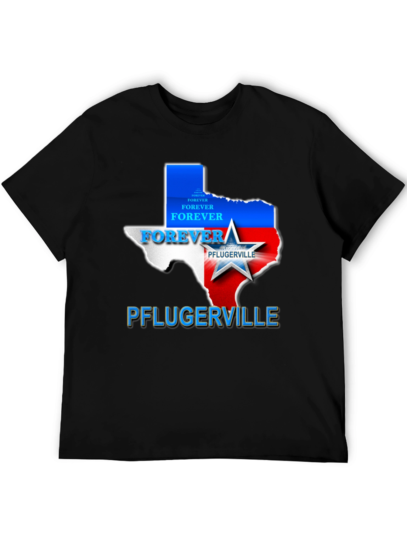 Pflugerville Forever Texas Pride T-Shirt