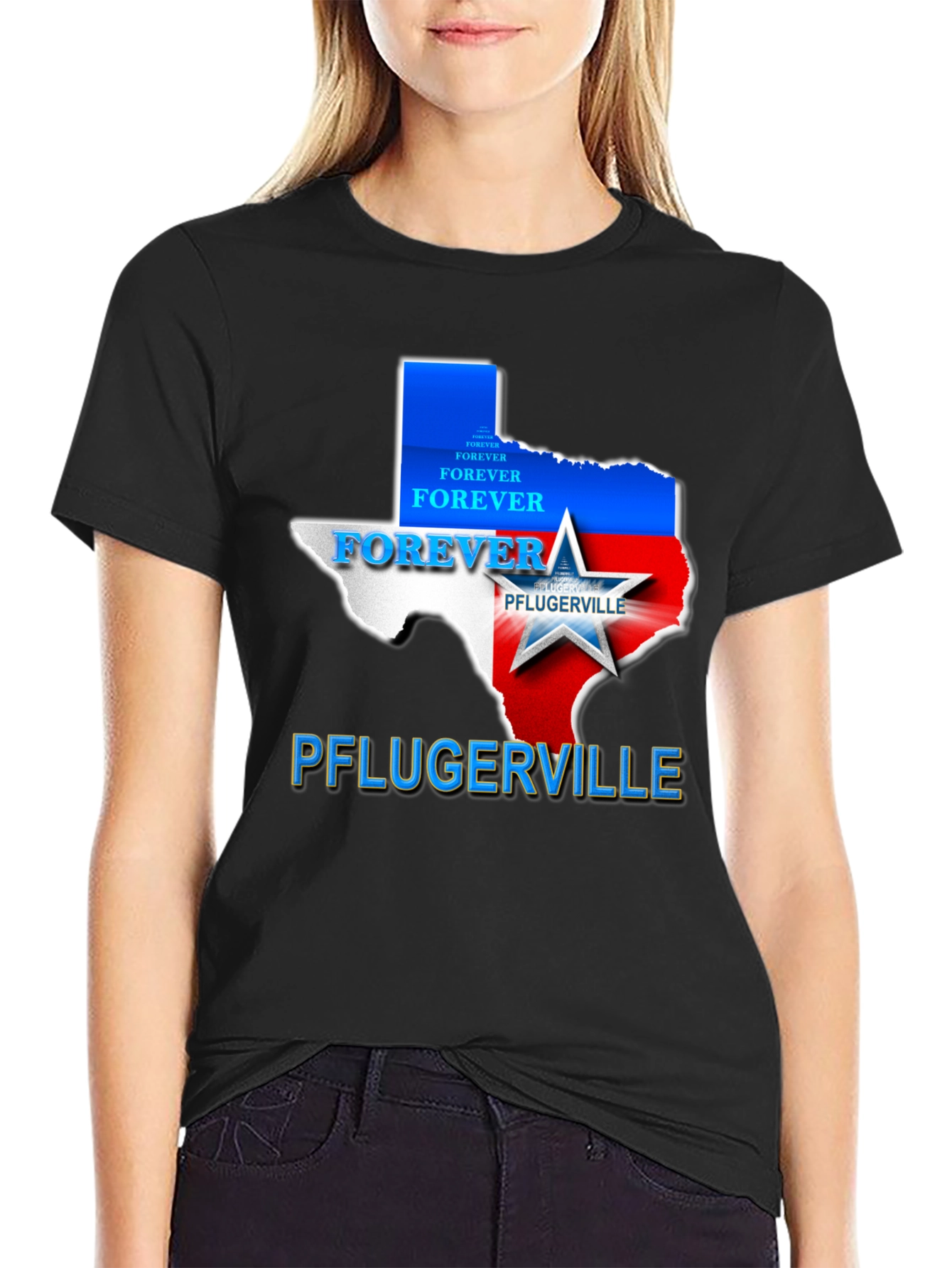 Pflugerville Forever Texas Pride T-Shirt