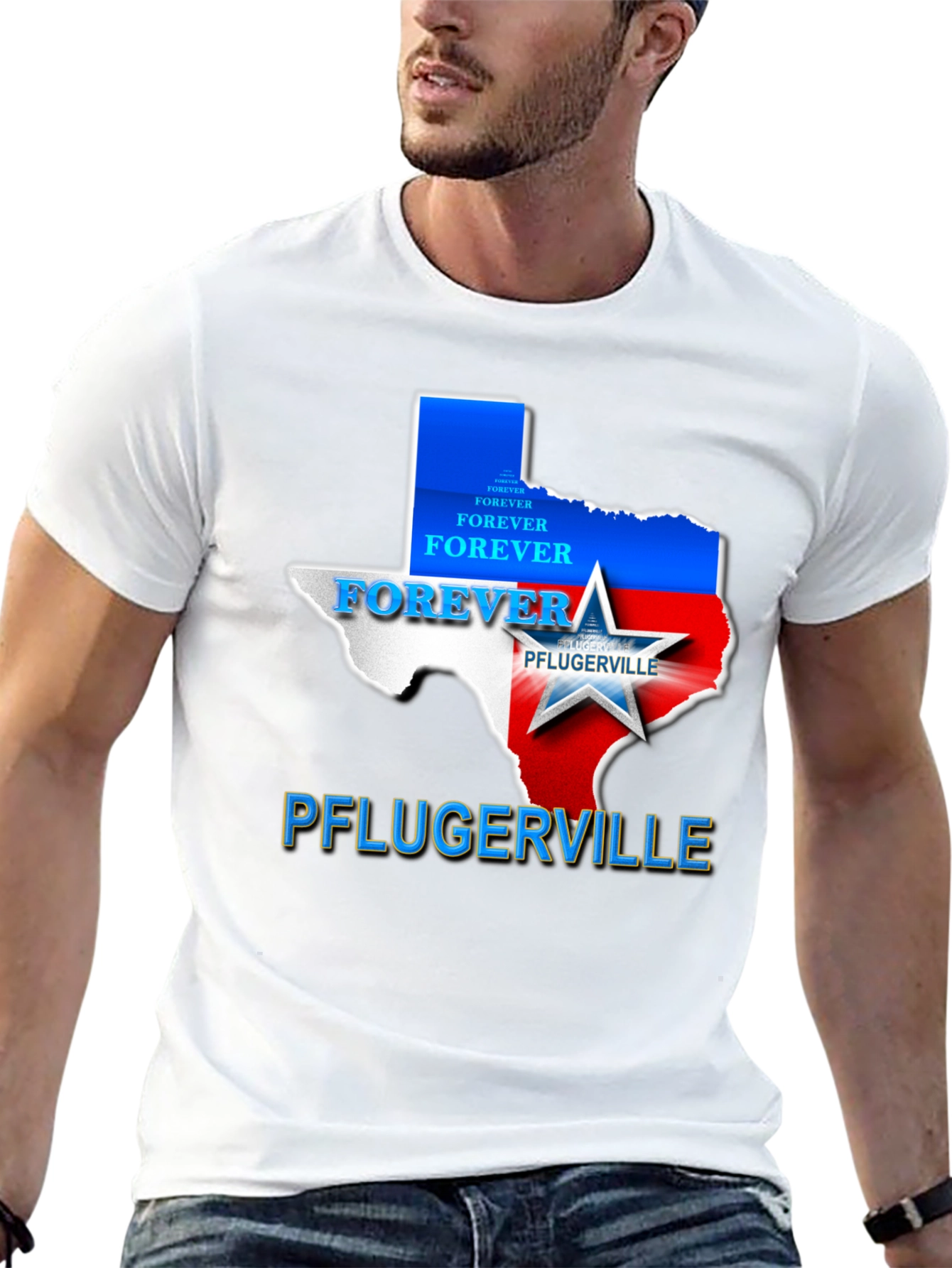 Pflugerville Forever Texas Pride T-Shirt
