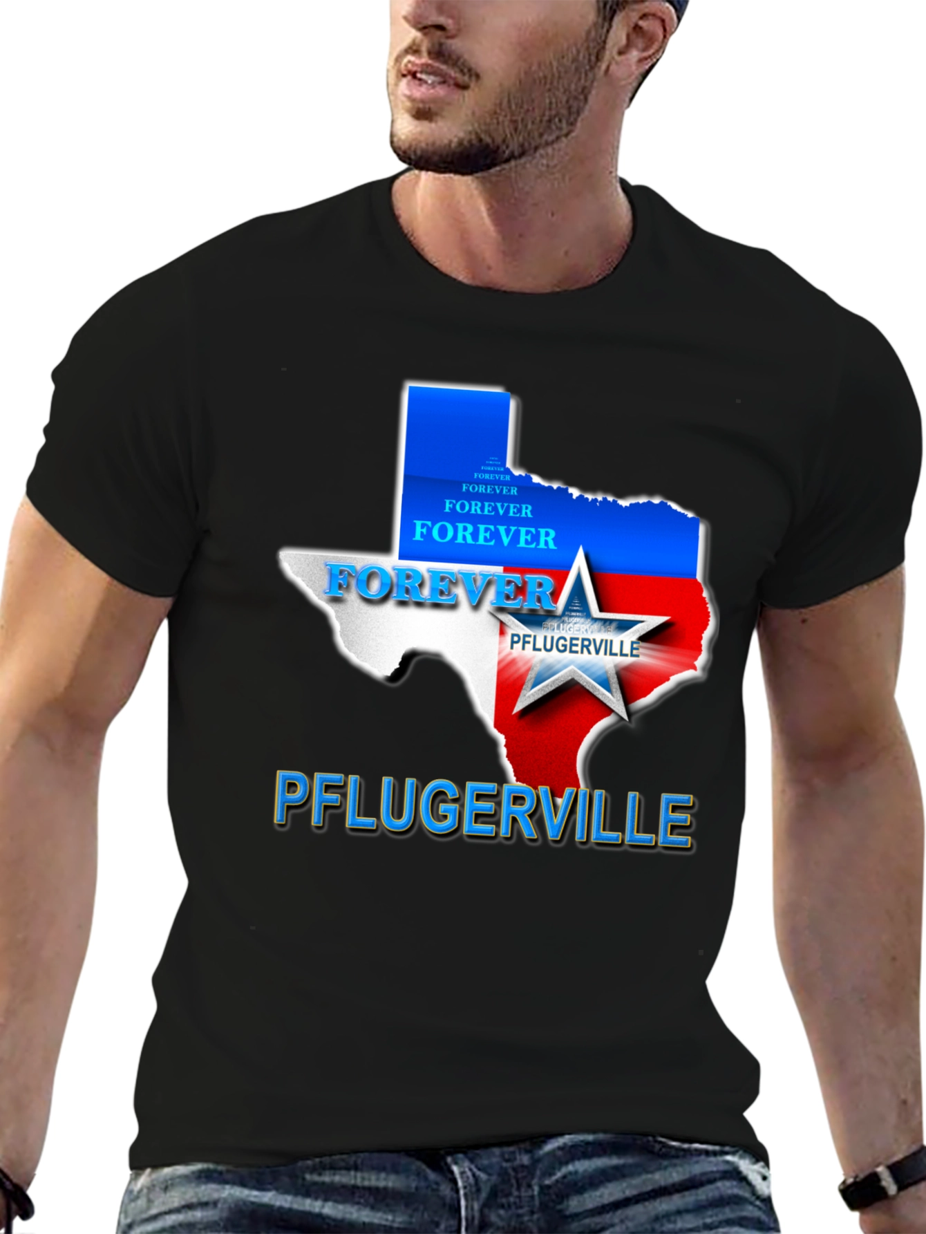 Pflugerville Forever Texas Pride T-Shirt