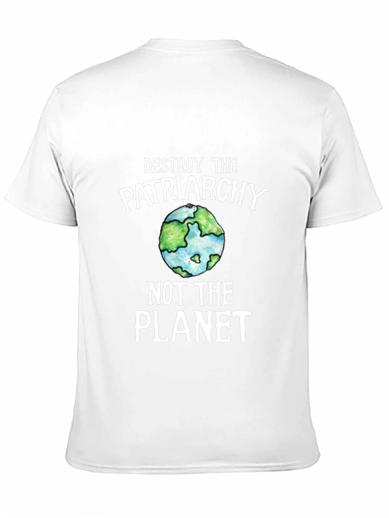 Destroy the Patriarchy T-Shirt Earth Graphic Tee