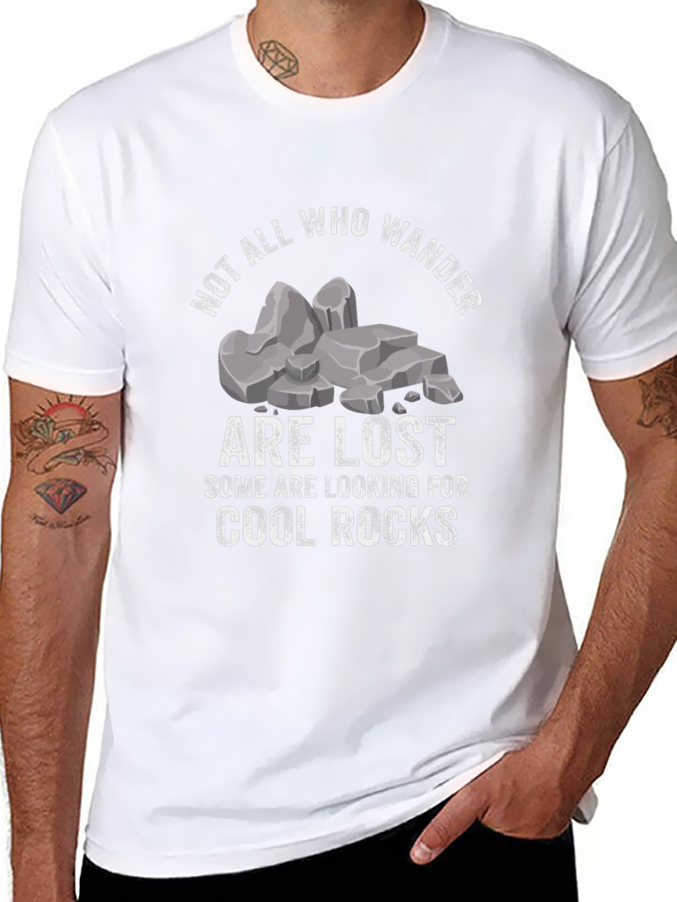 Cool Rocks Graphic Tee - Wanderlust Adventure Shirt