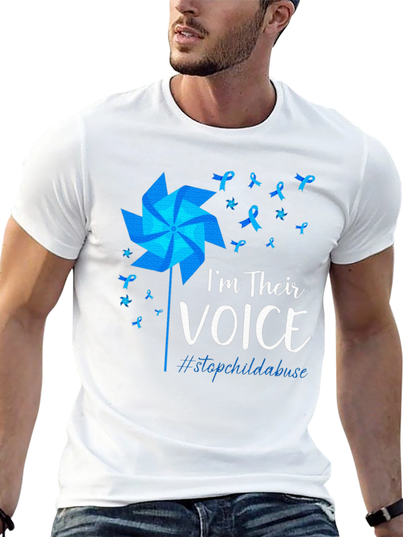 Im Their Voice Stop Child Abuse T-Shirt