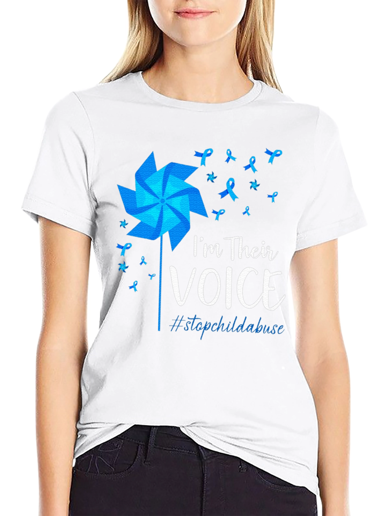 Im Their Voice Stop Child Abuse T-Shirt