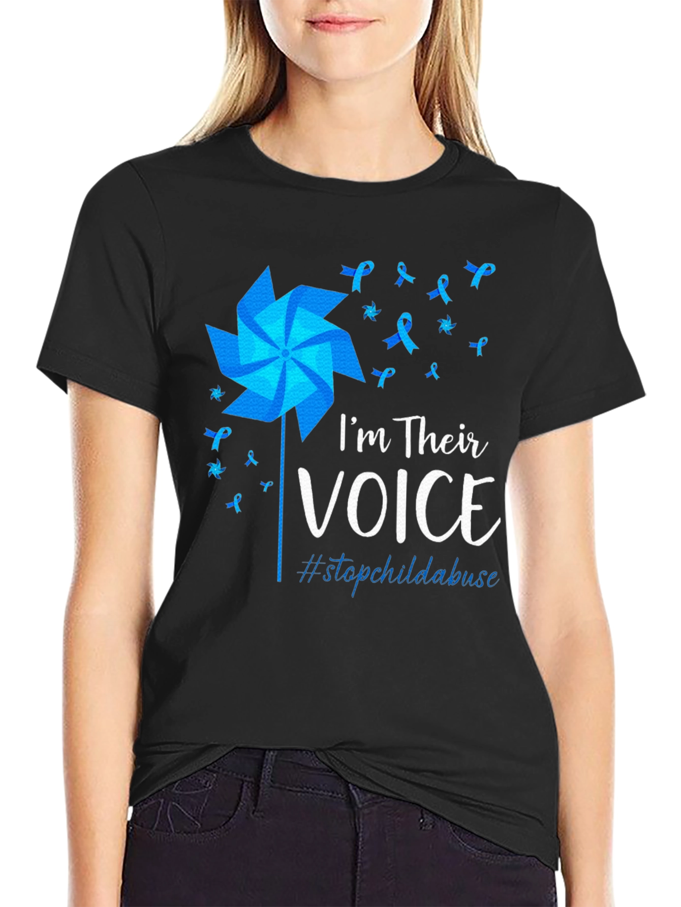 Im Their Voice Stop Child Abuse T-Shirt