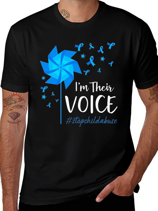 Im Their Voice Stop Child Abuse T-Shirt