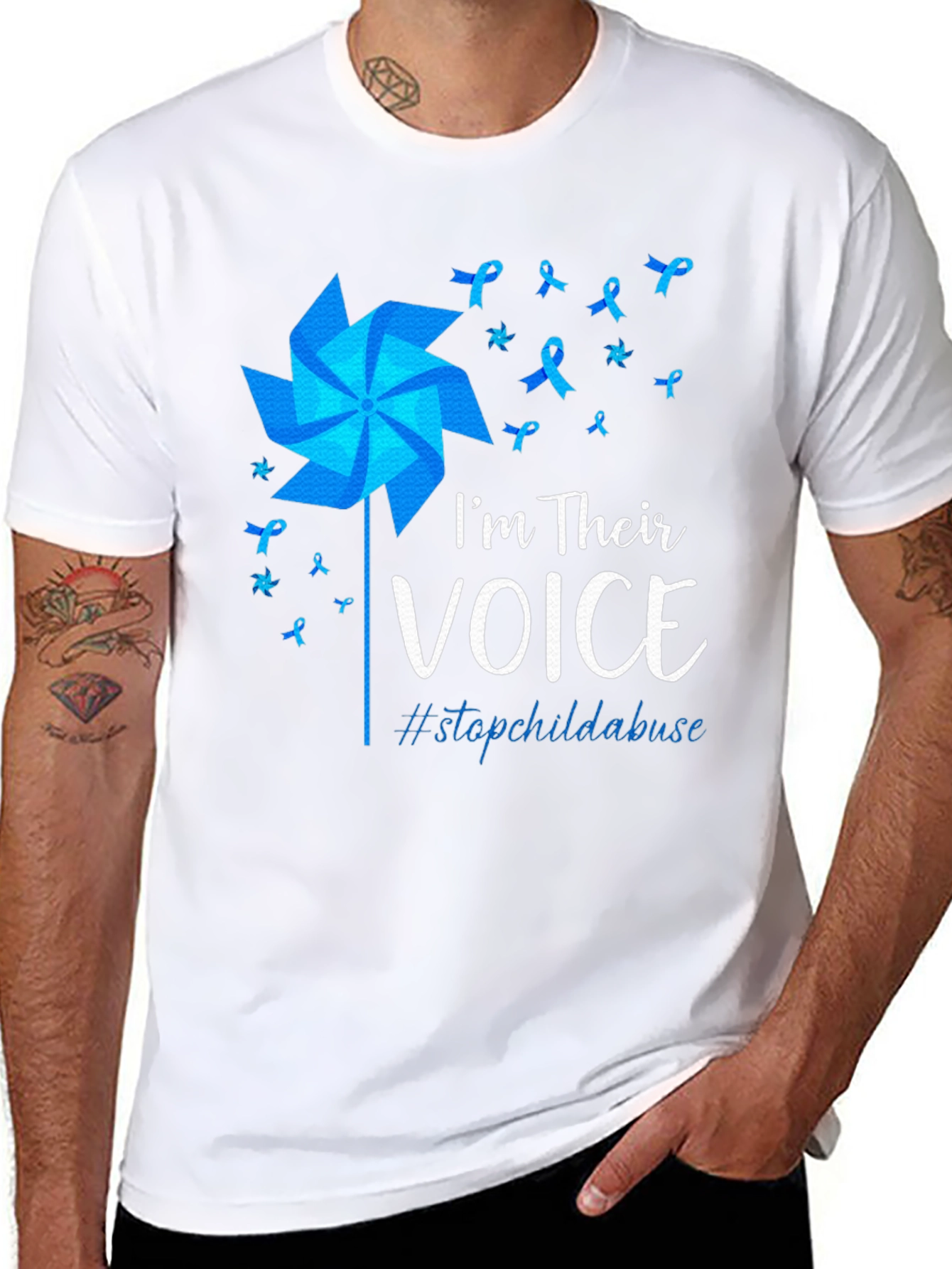 Im Their Voice Stop Child Abuse T-Shirt