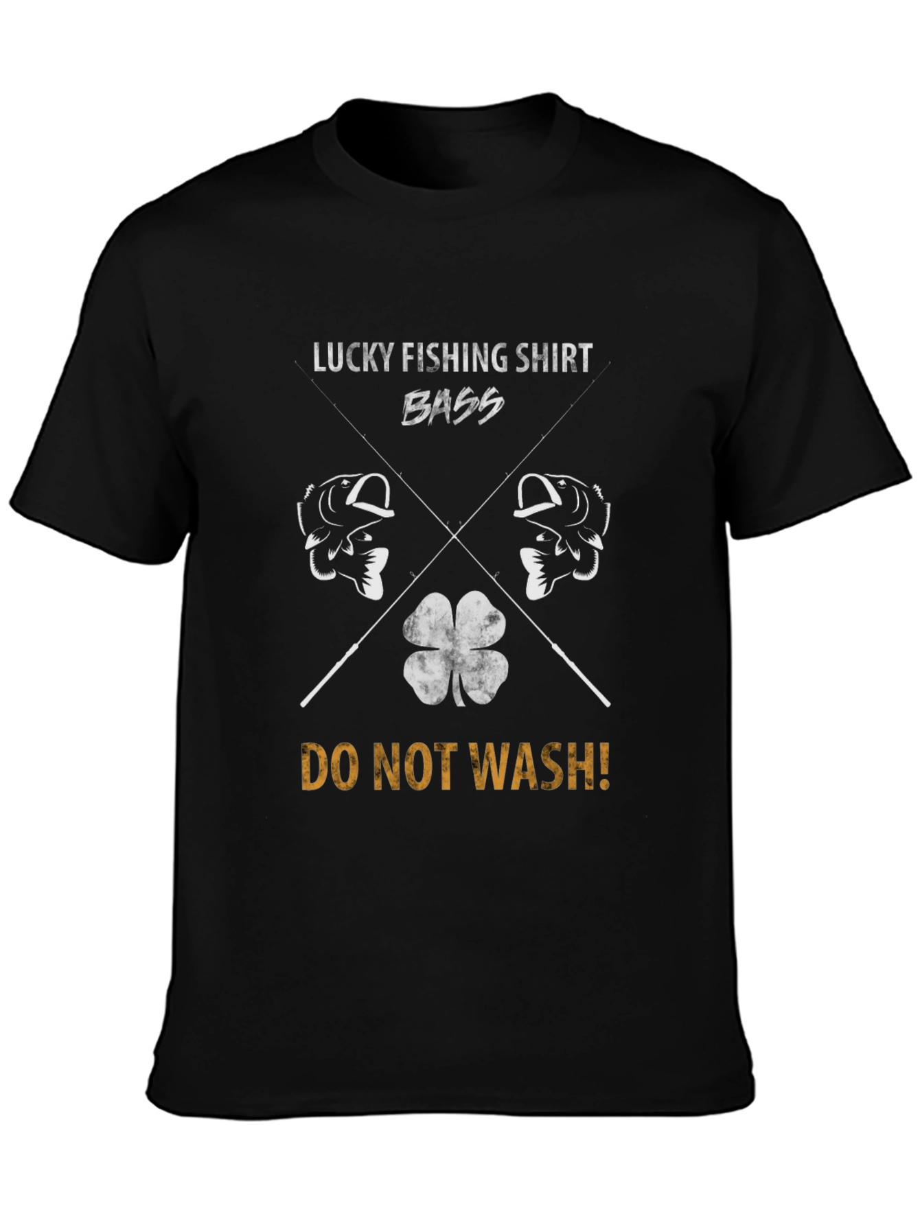 Lucky Fishing Bass Graphic Tee - Do Not Wash!
