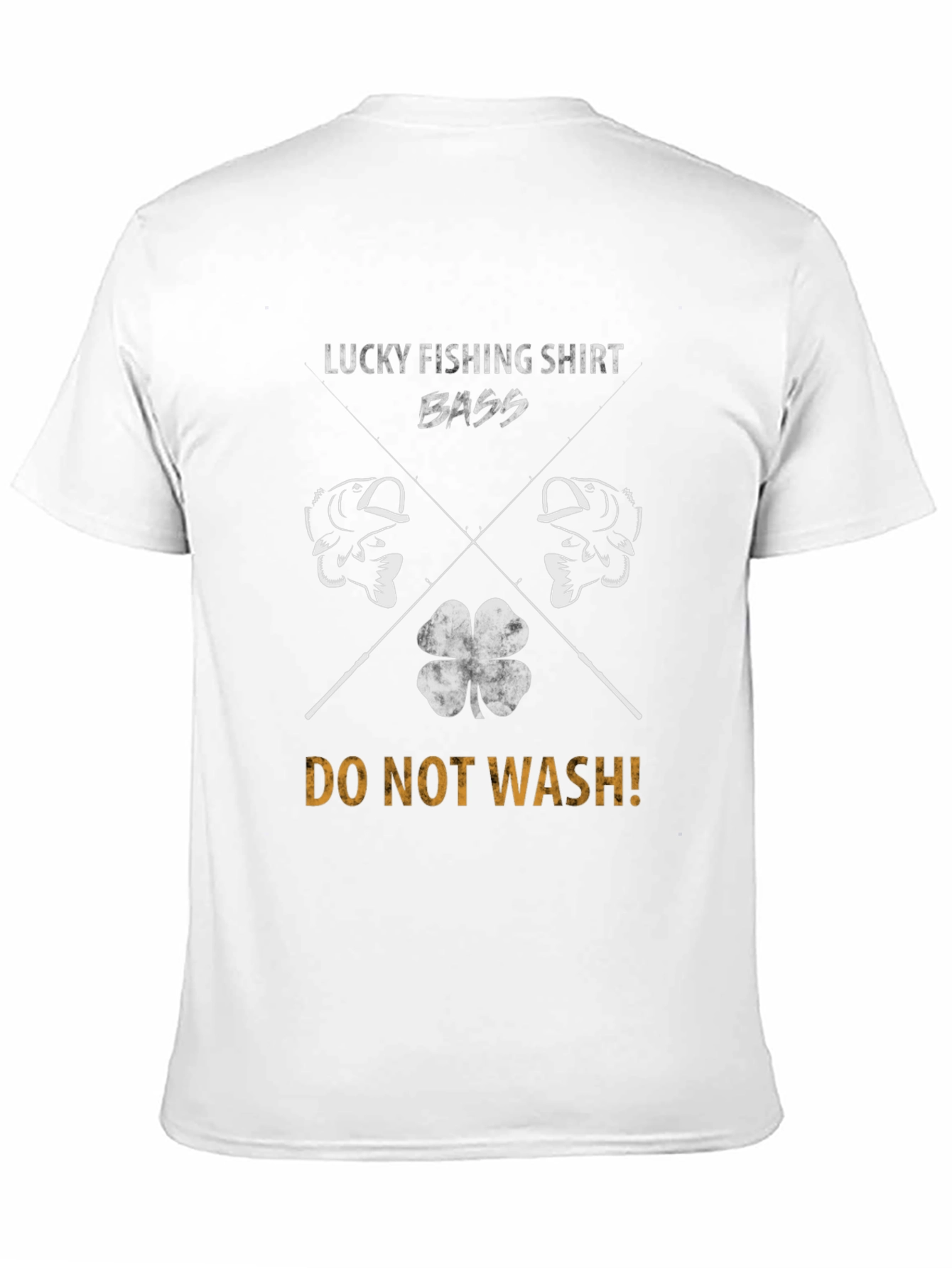 Lucky Fishing Bass Graphic Tee - Do Not Wash!