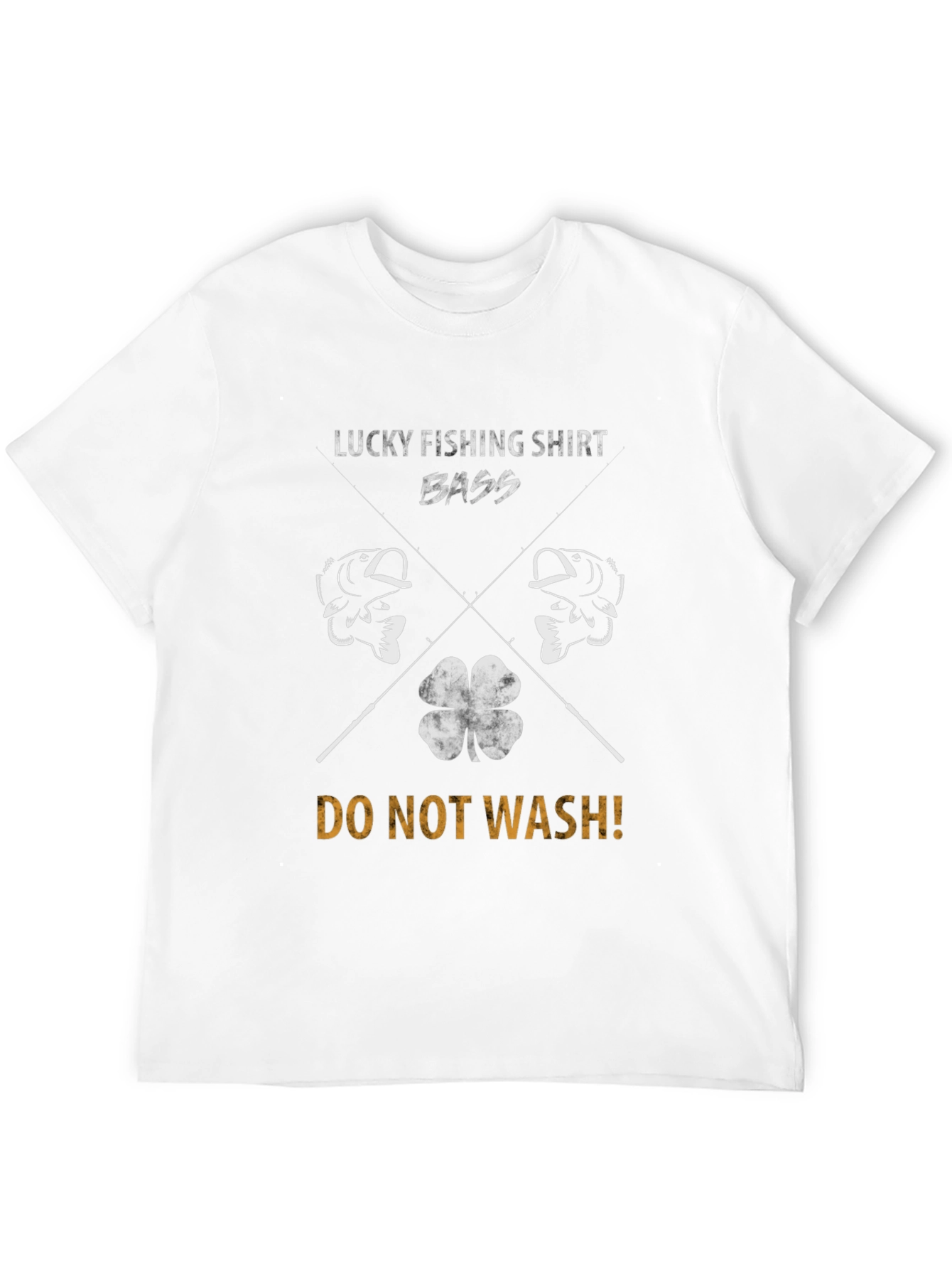 Lucky Fishing Bass Graphic Tee - Do Not Wash!