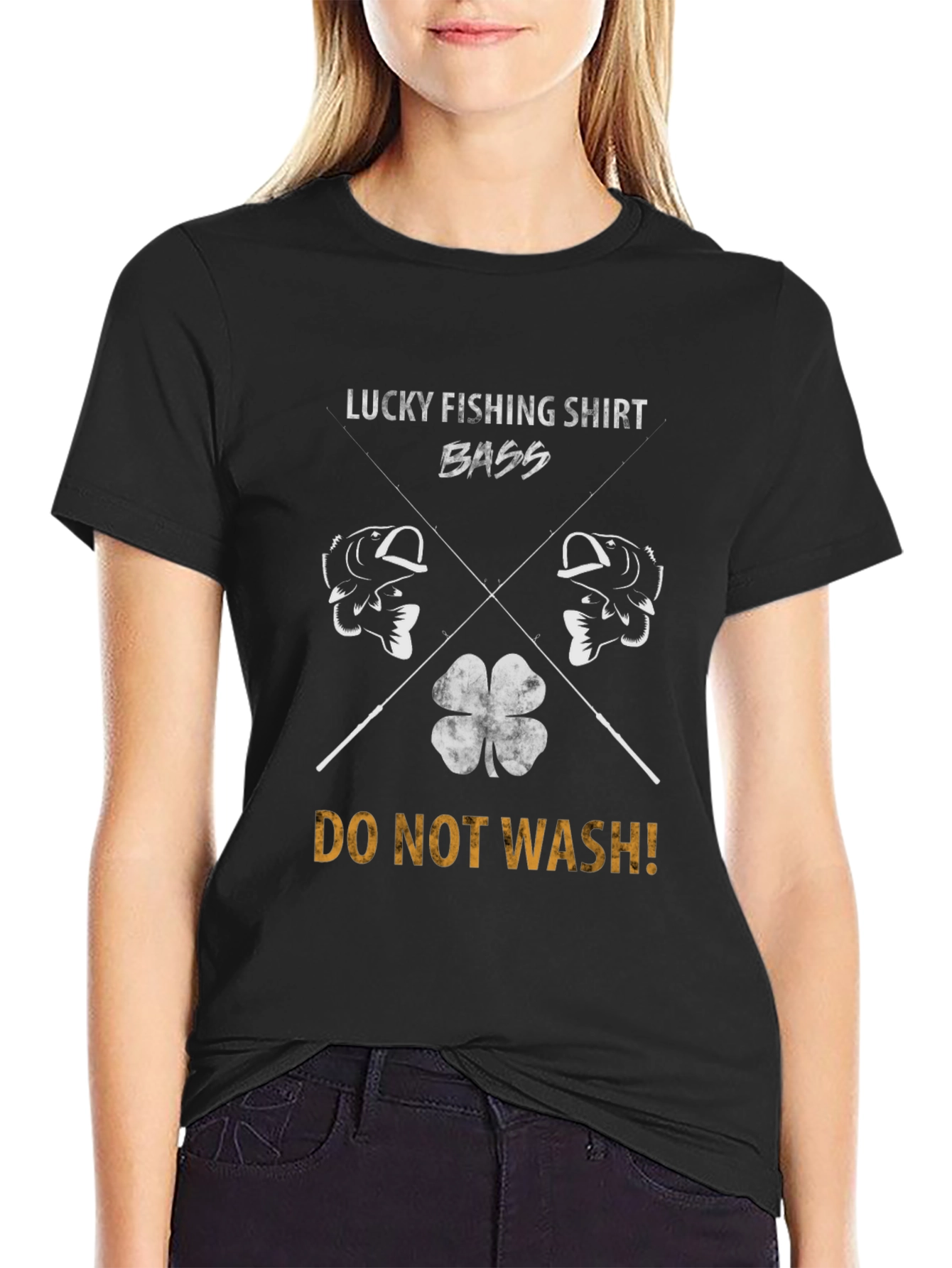 Lucky Fishing Bass Graphic Tee - Do Not Wash!