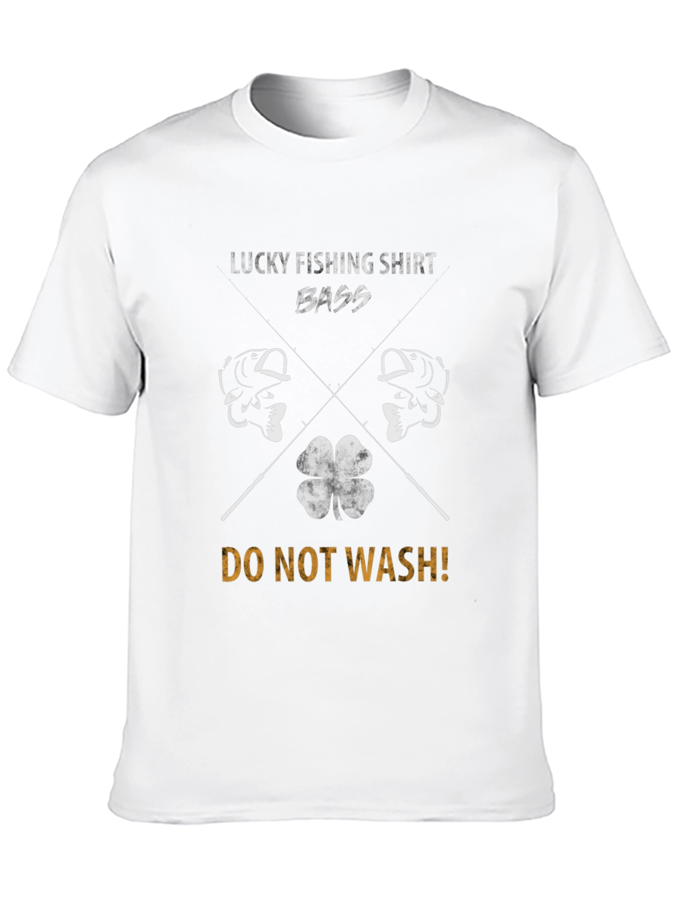 Lucky Fishing Bass Graphic Tee - Do Not Wash!