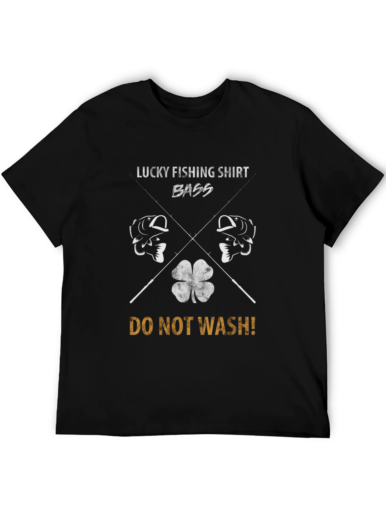 Lucky Fishing Bass Graphic Tee - Do Not Wash!