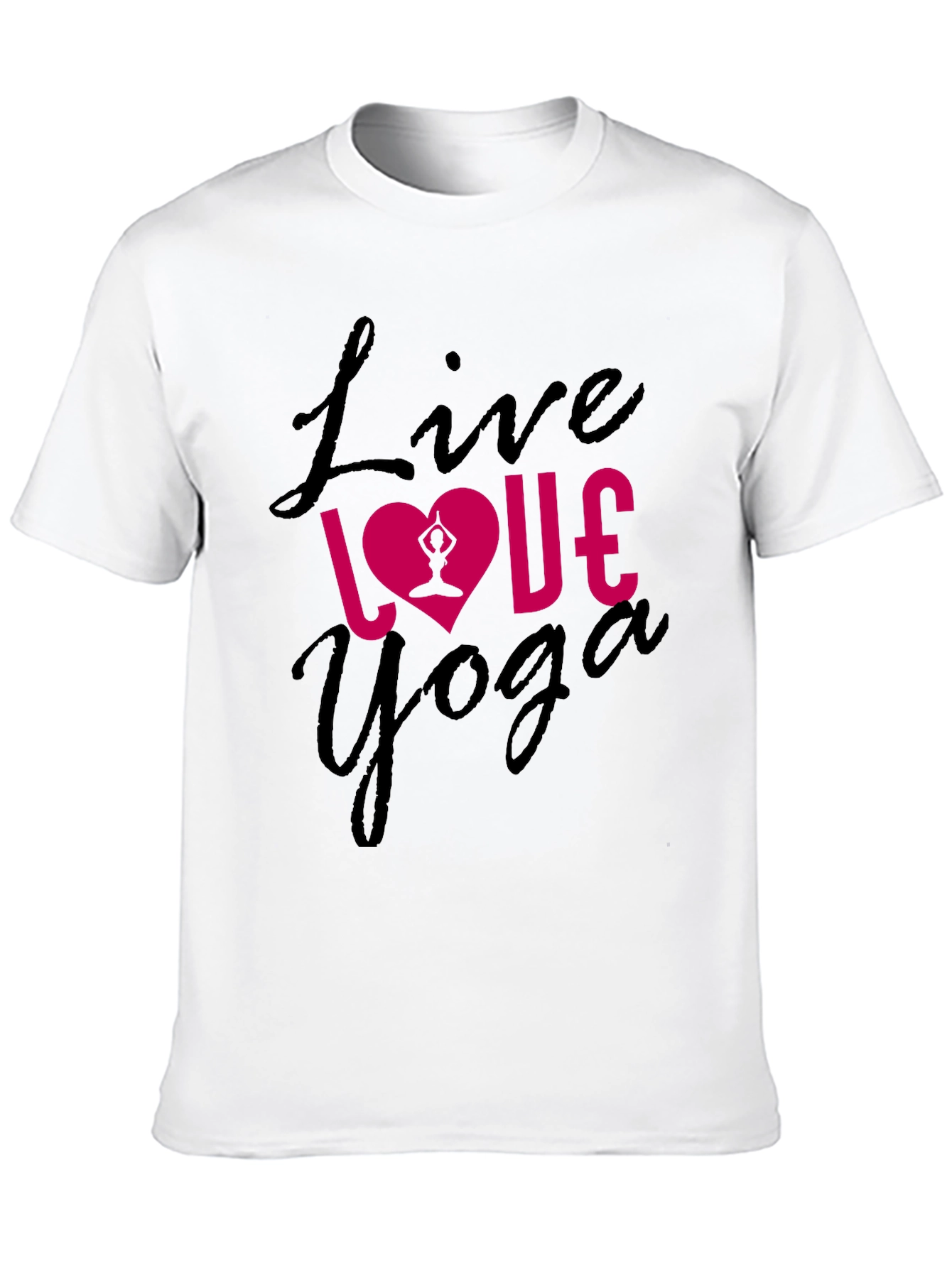 Live Love Yoga Black T-Shirt