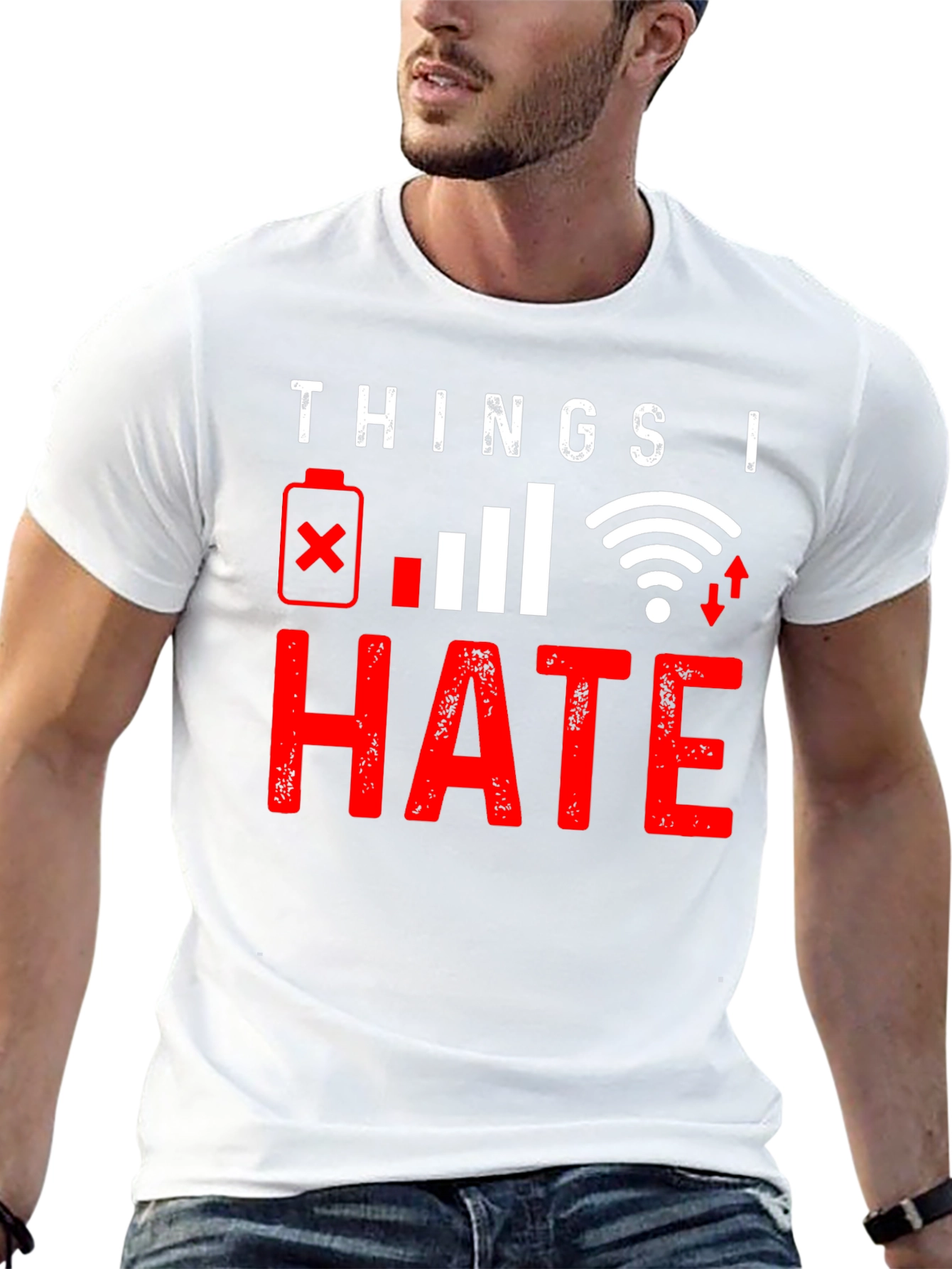 Things I Hate: Tech Humor Graphic T-Shirt